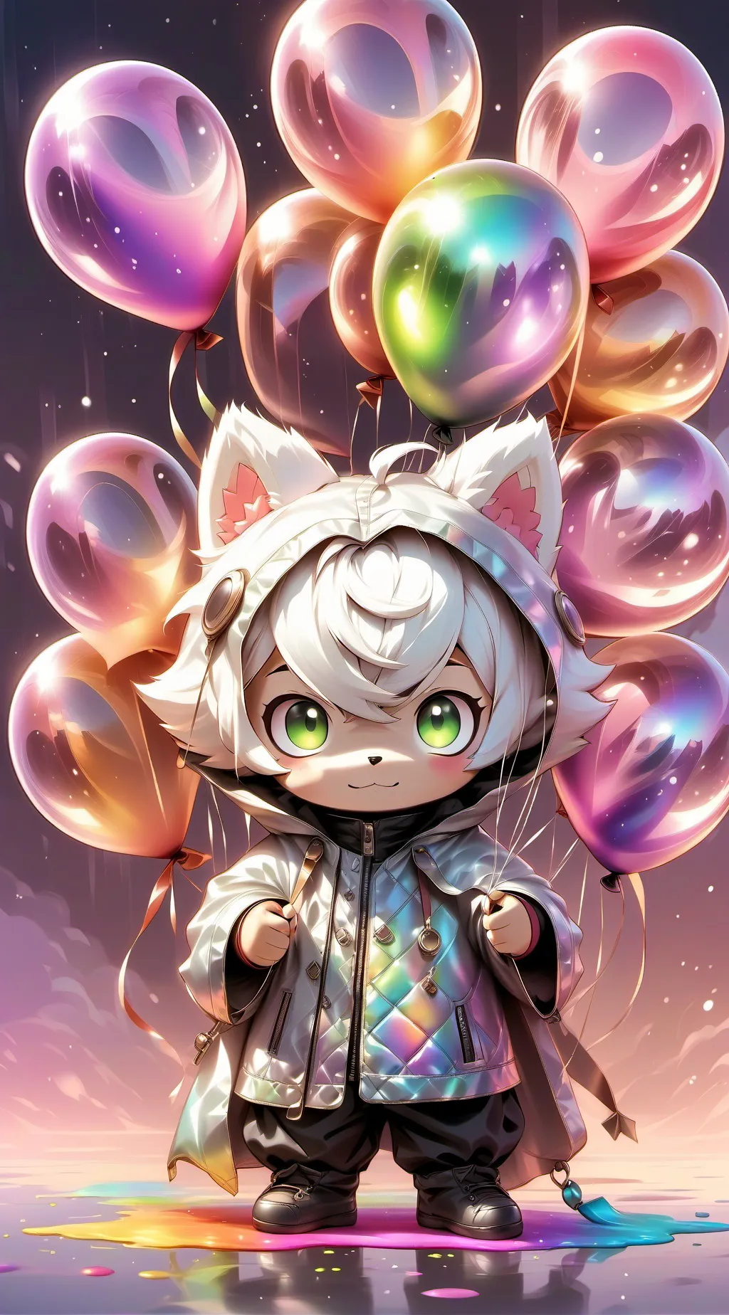 ai character: YAYAYAYAYAY background