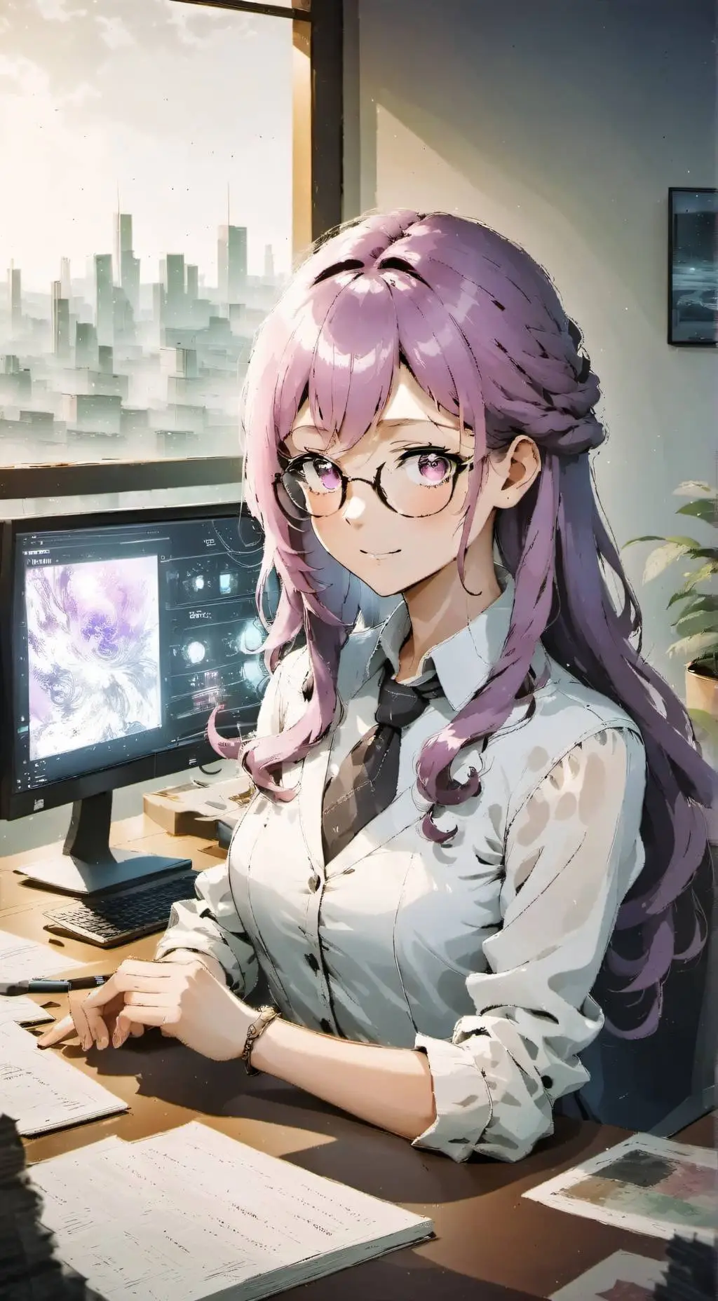 ai character: Himiko background