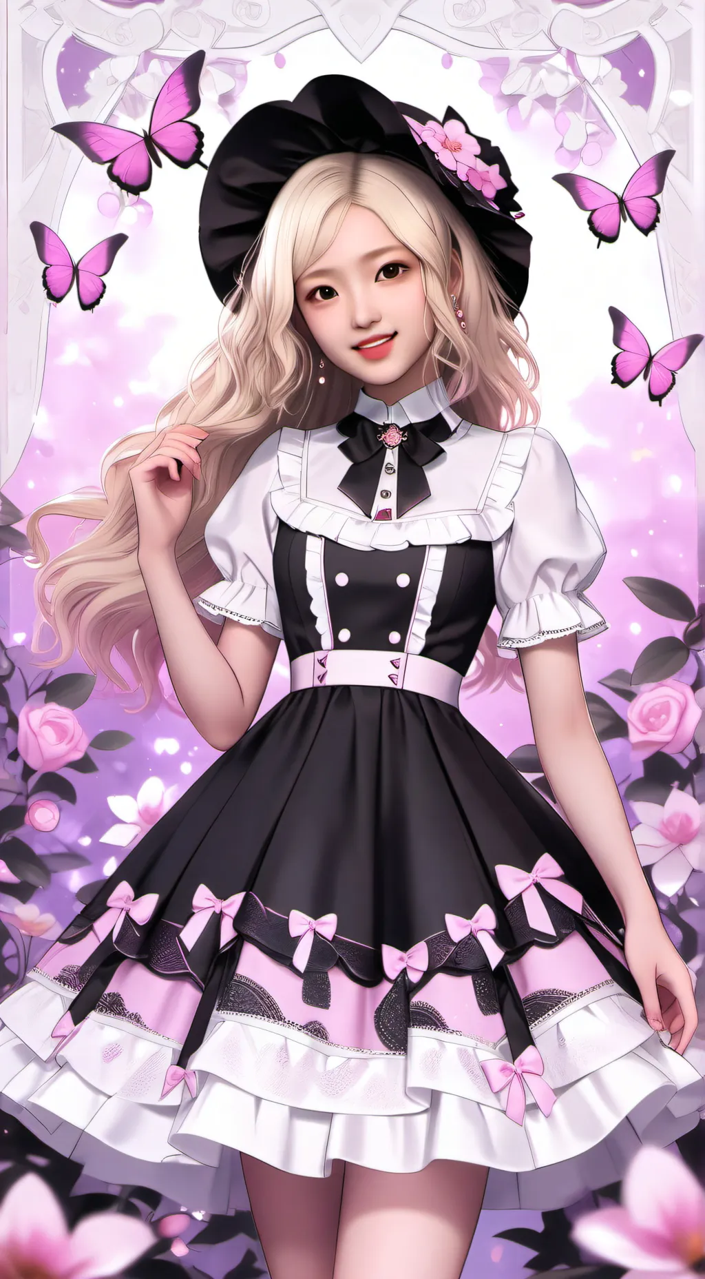 ai character: rosé  background