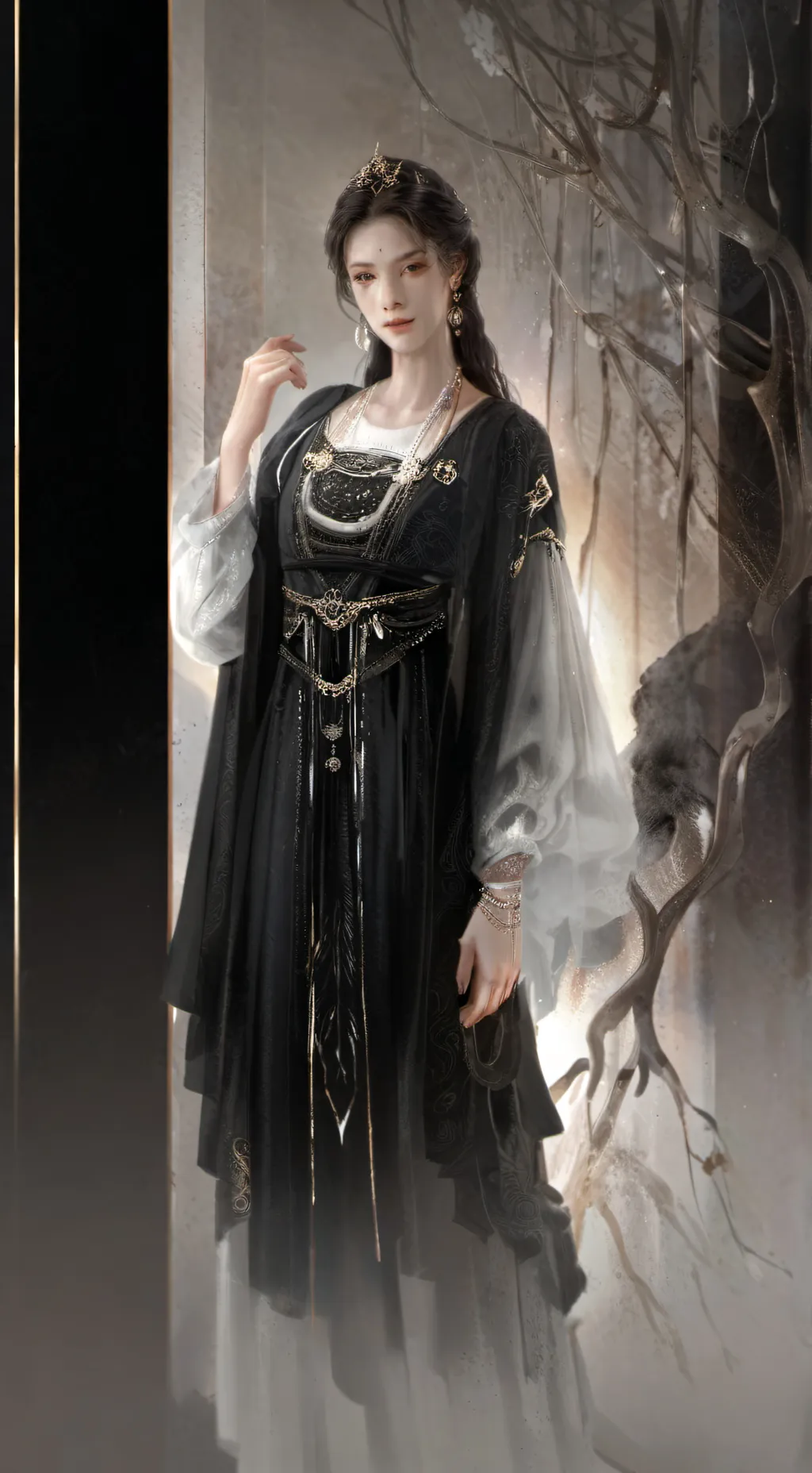 ai character: Alicia  background