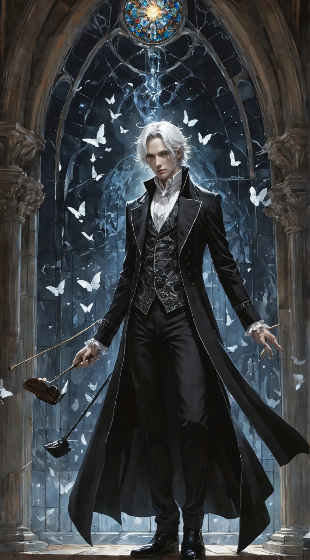 ai character: Xavier  background