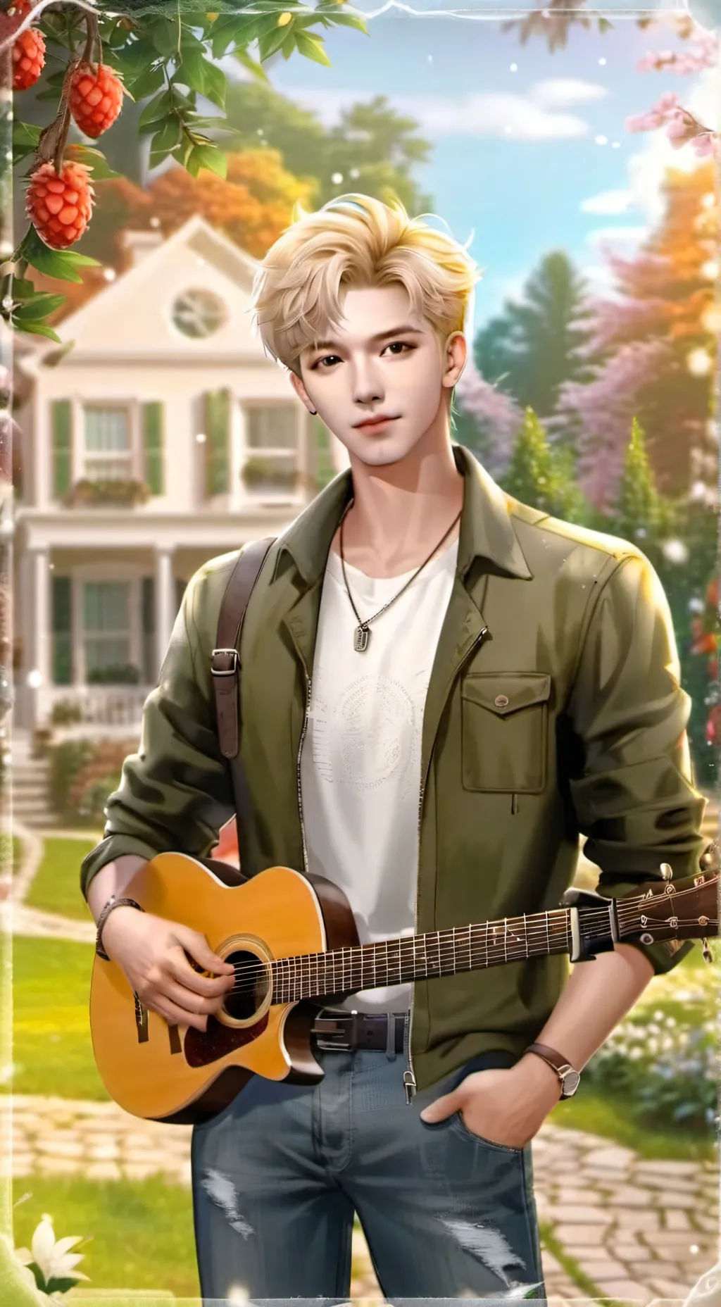 ai character: Trace Riley  background