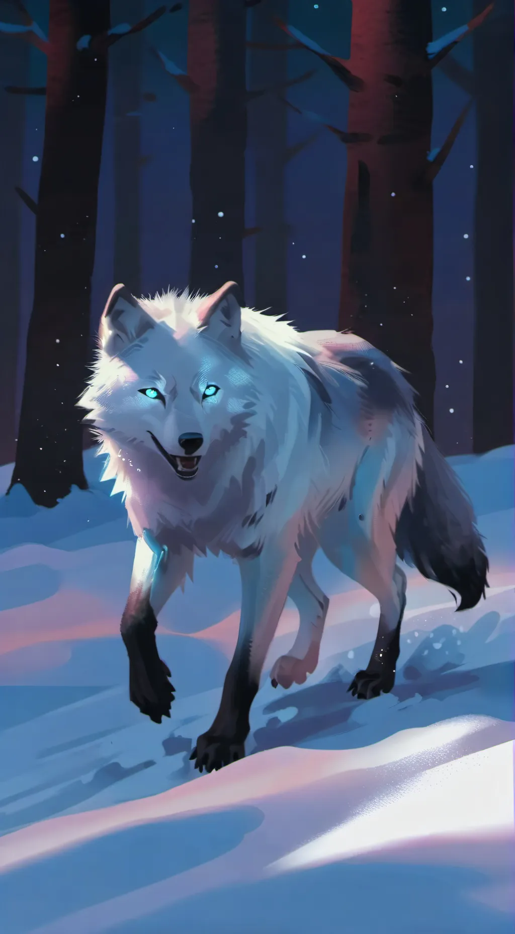 ai character: Wolf background