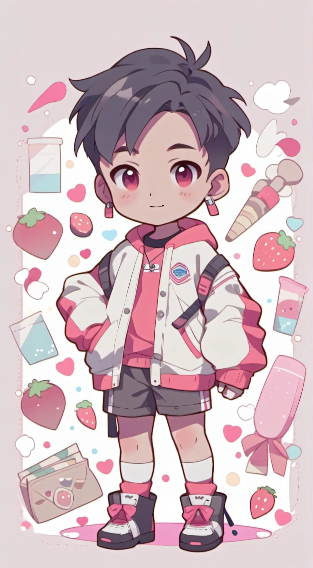 ai character: POGBOOM  background