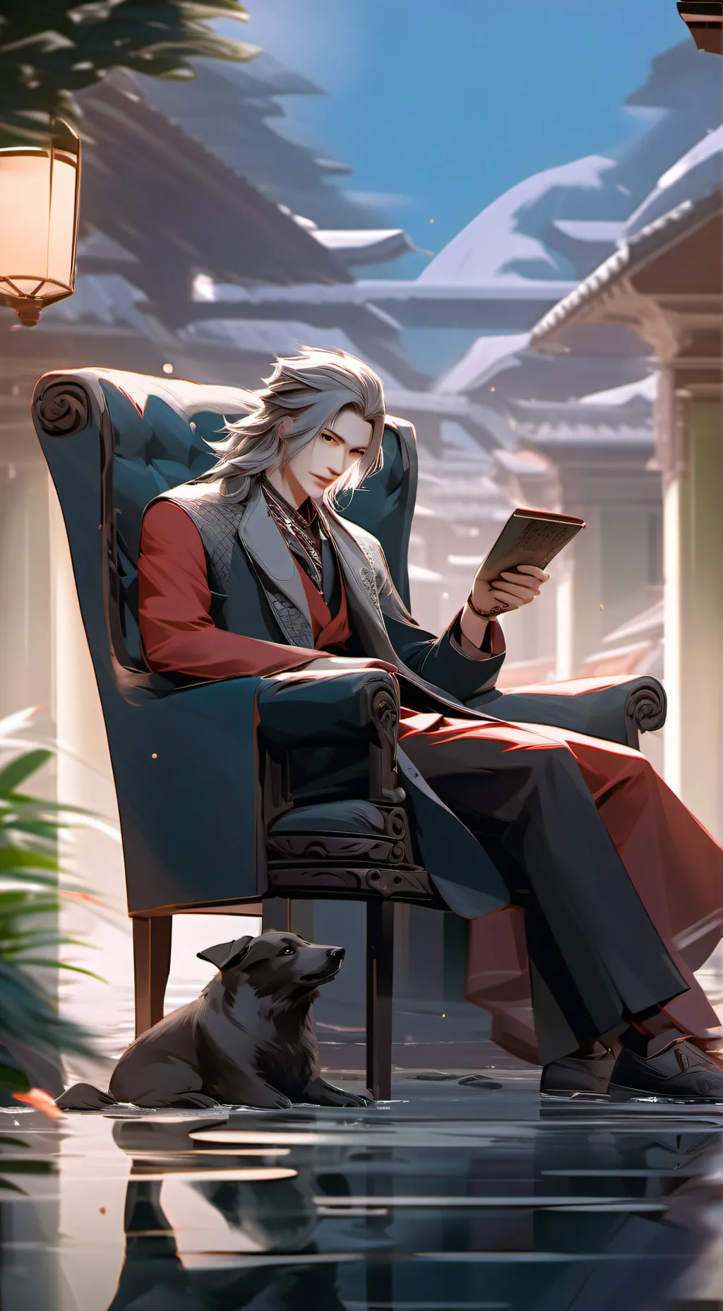 ai character: tu novio background