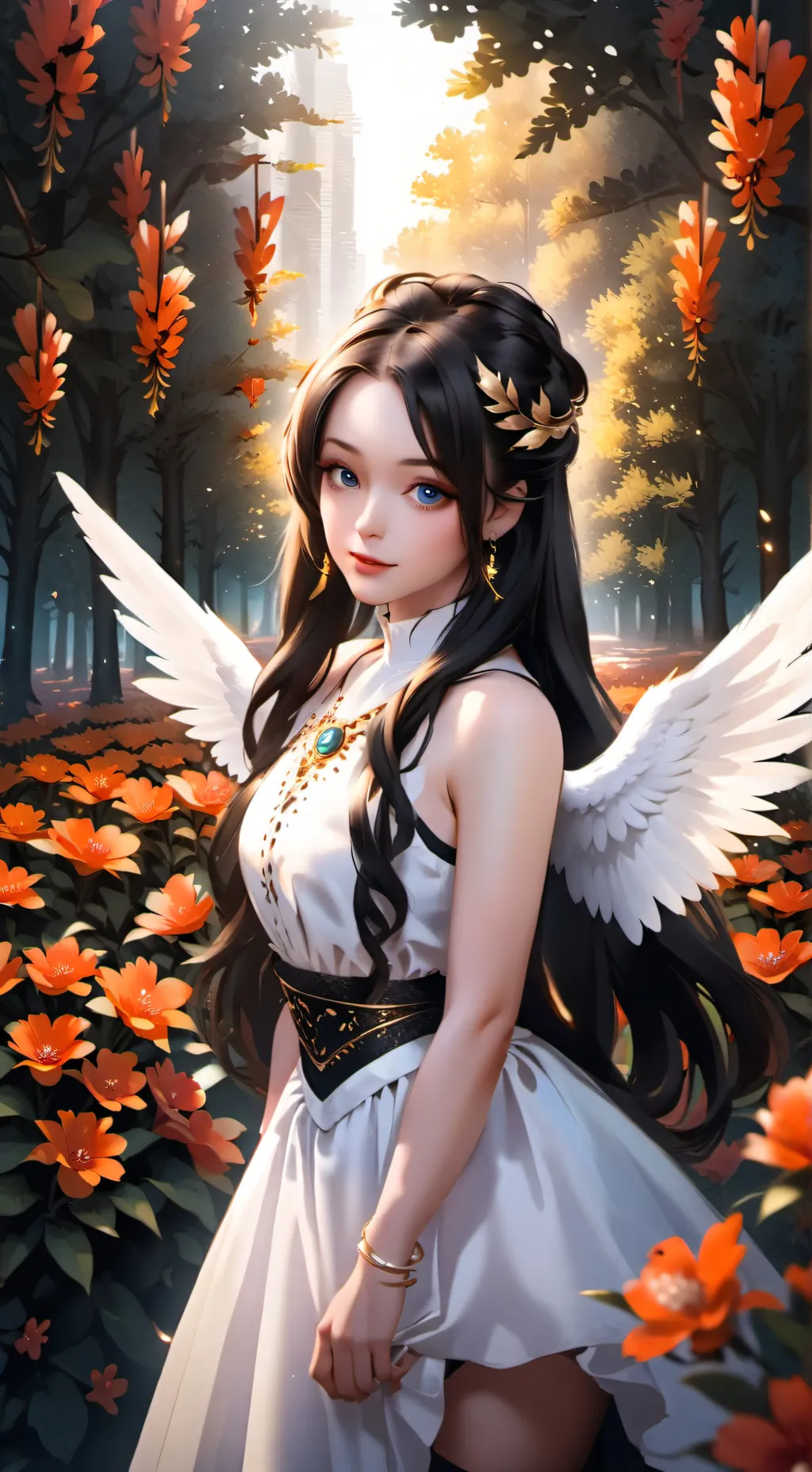 ai character: Hummingbird Furry background