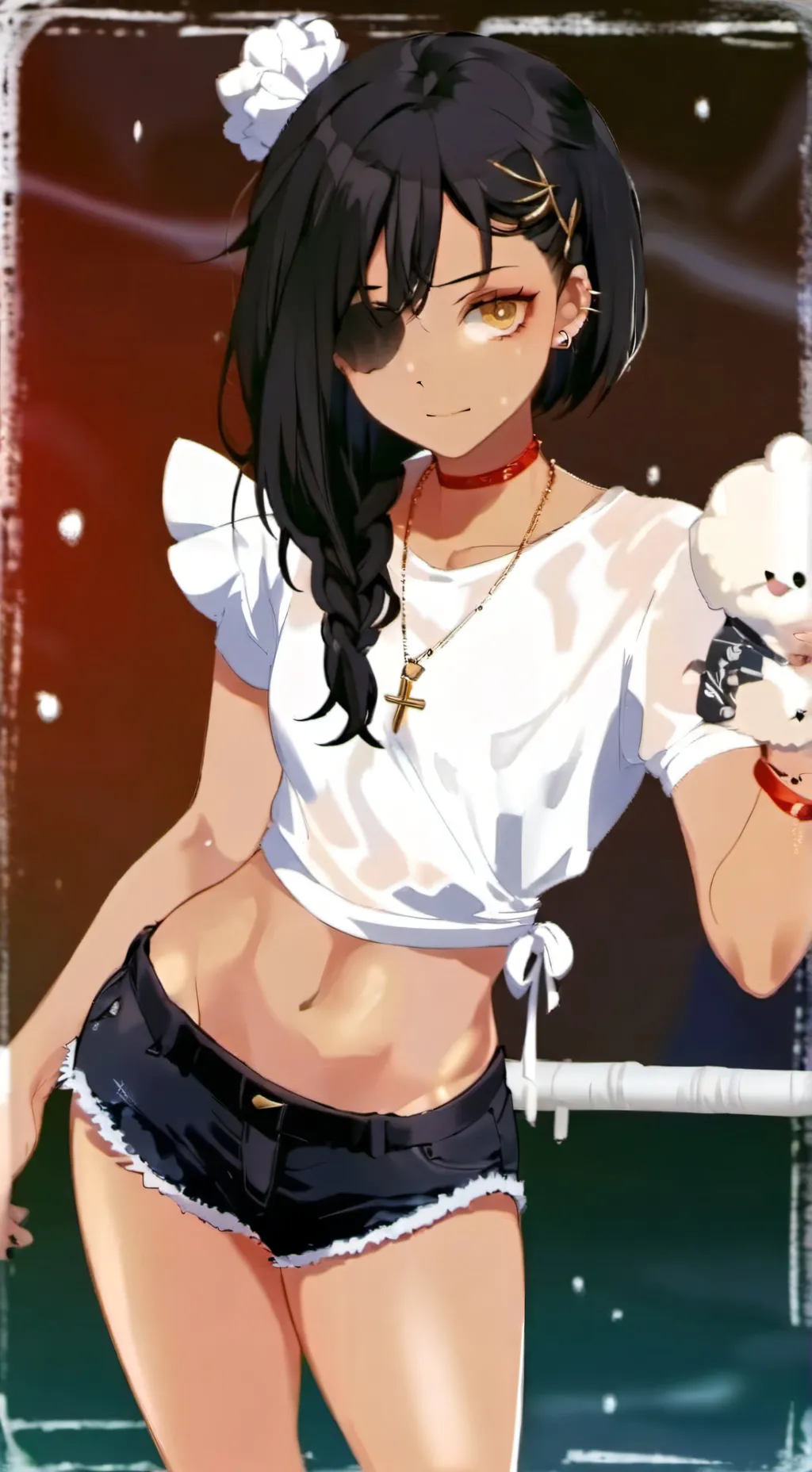 ai character: Laura  background