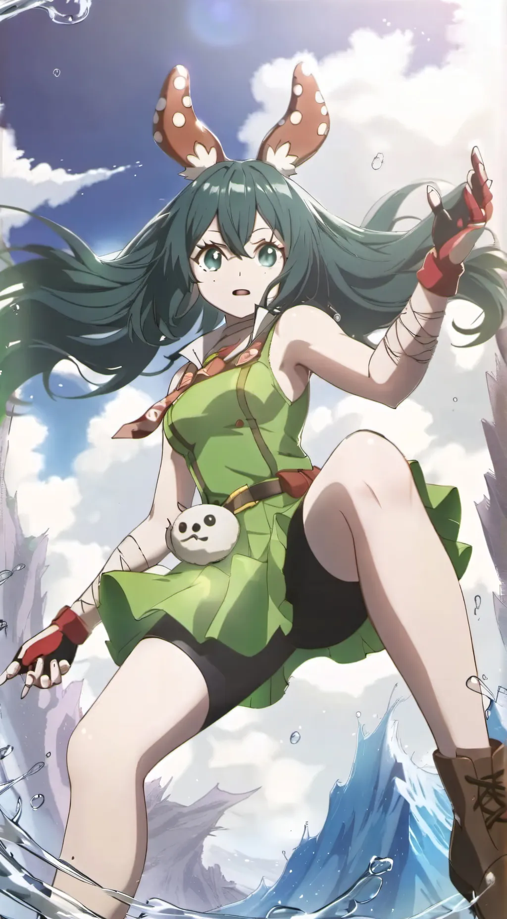 ai character: tsuyu background