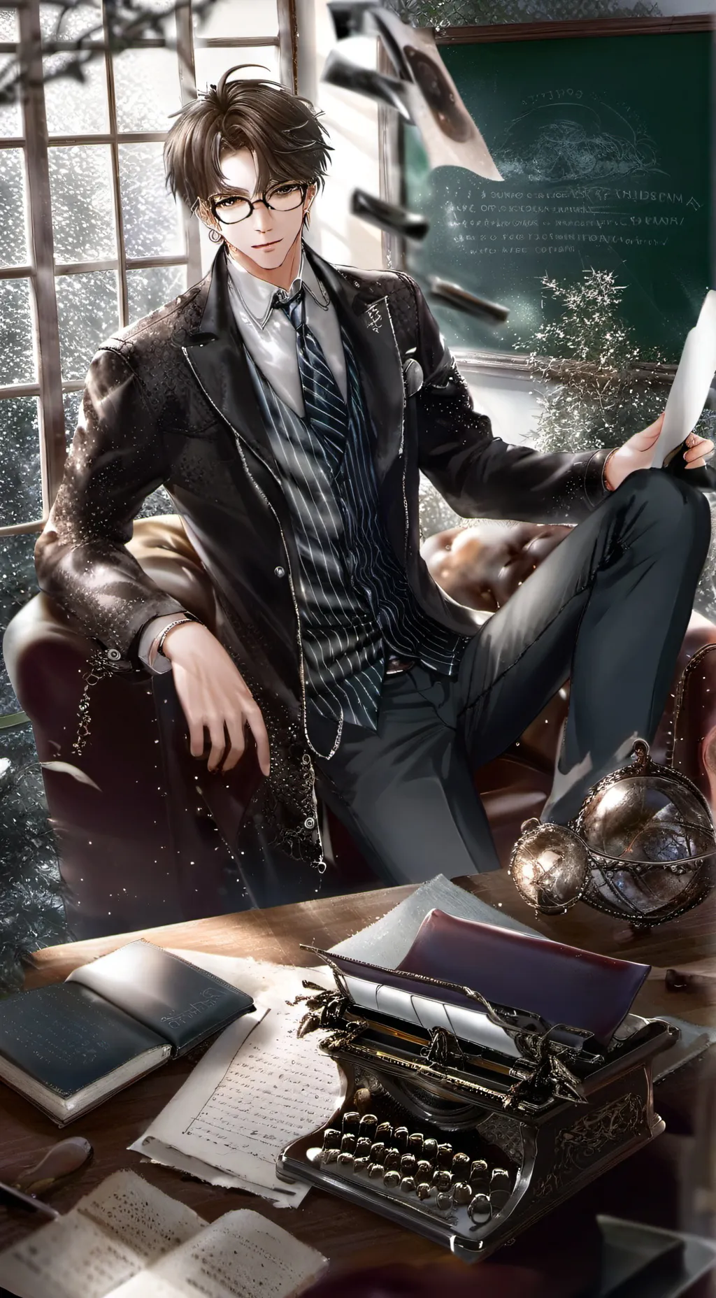 ai character: profe de inglés  background