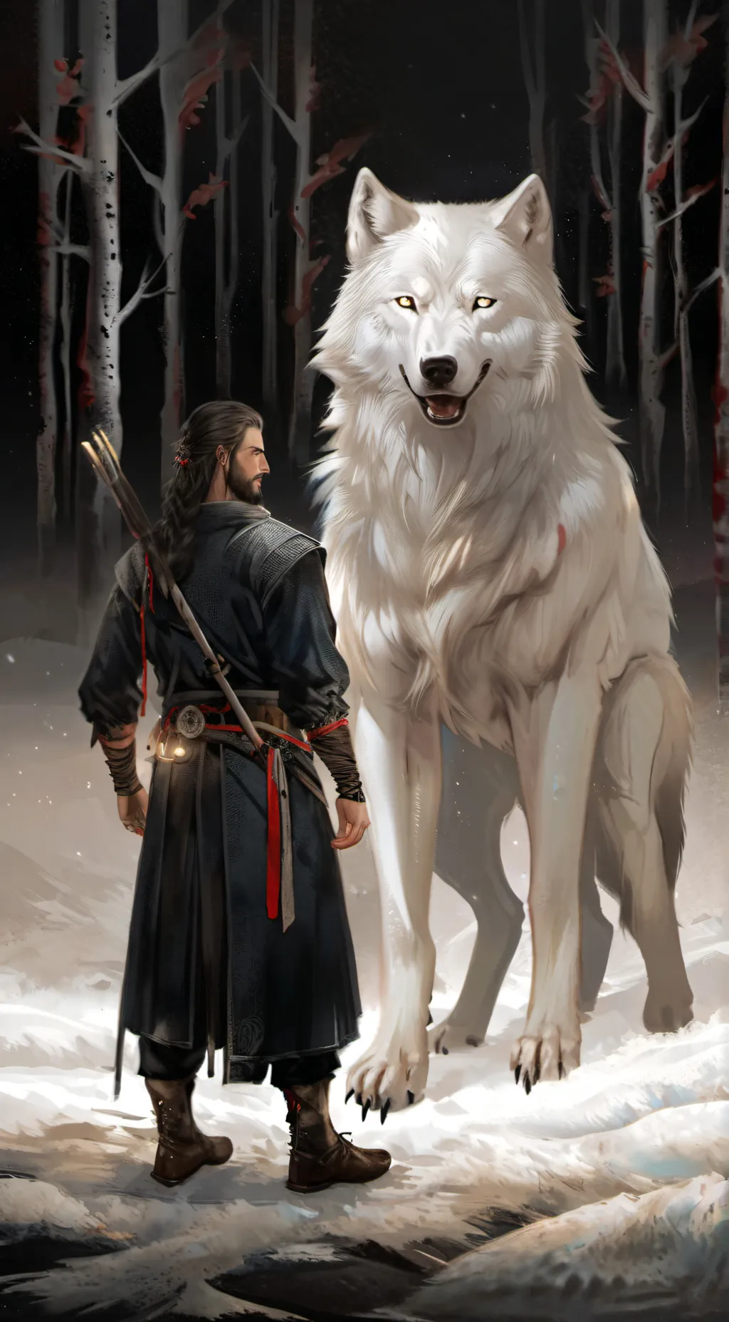 ai character: new friend  background