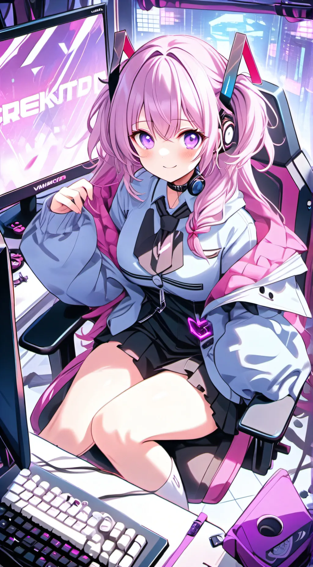 ai character: Mika.exe background