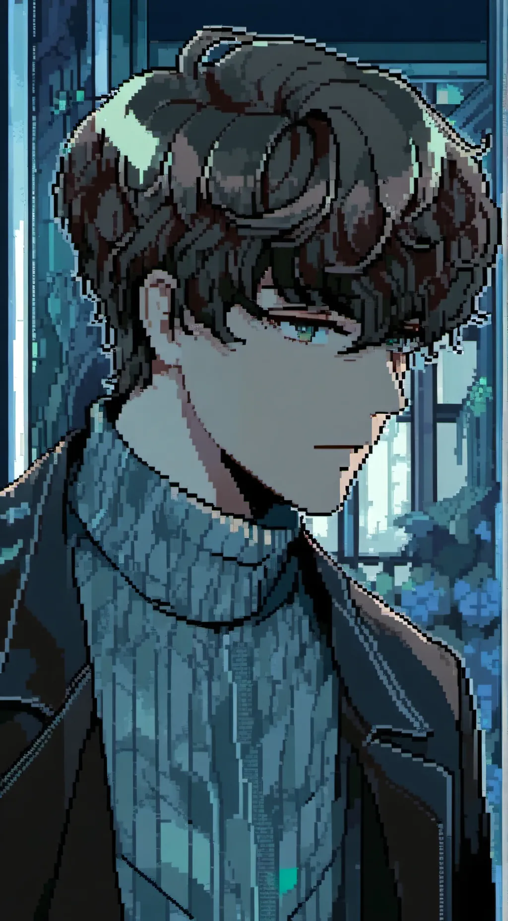 ai character: Damien background