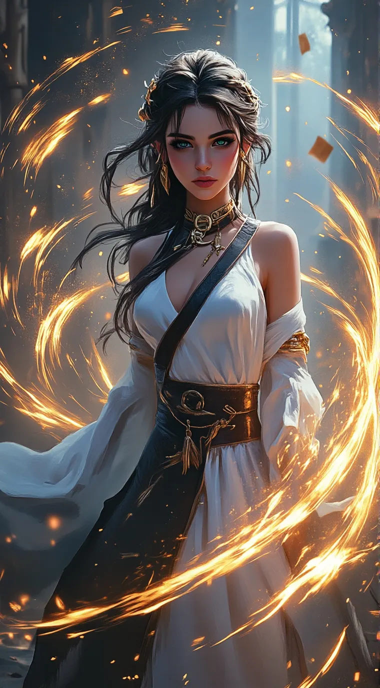 ai character: Amelia(you)×adam background