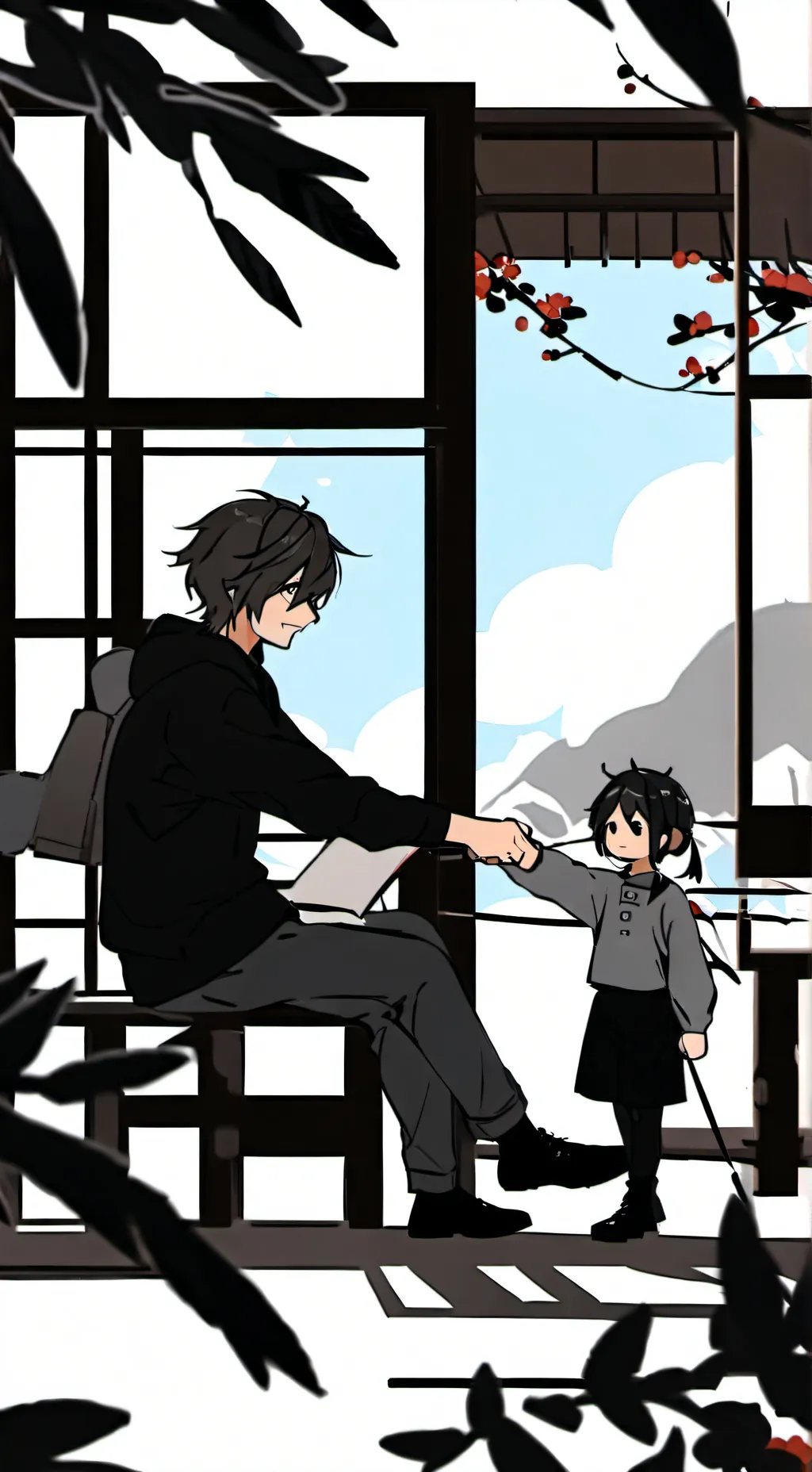 ai character: iker and subuhi background