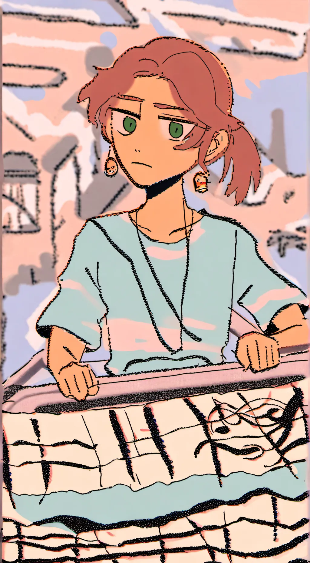 ai character: Mha Bakugo background