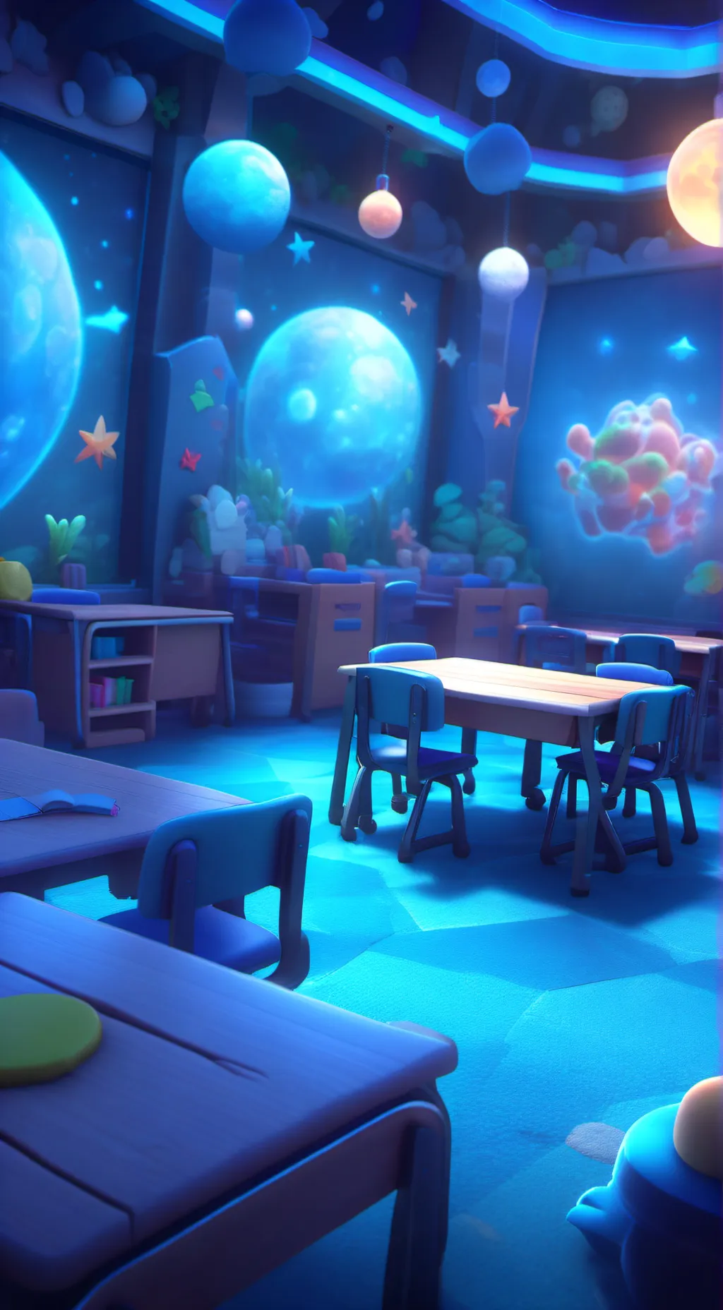 ai character: ÇL@$$ background