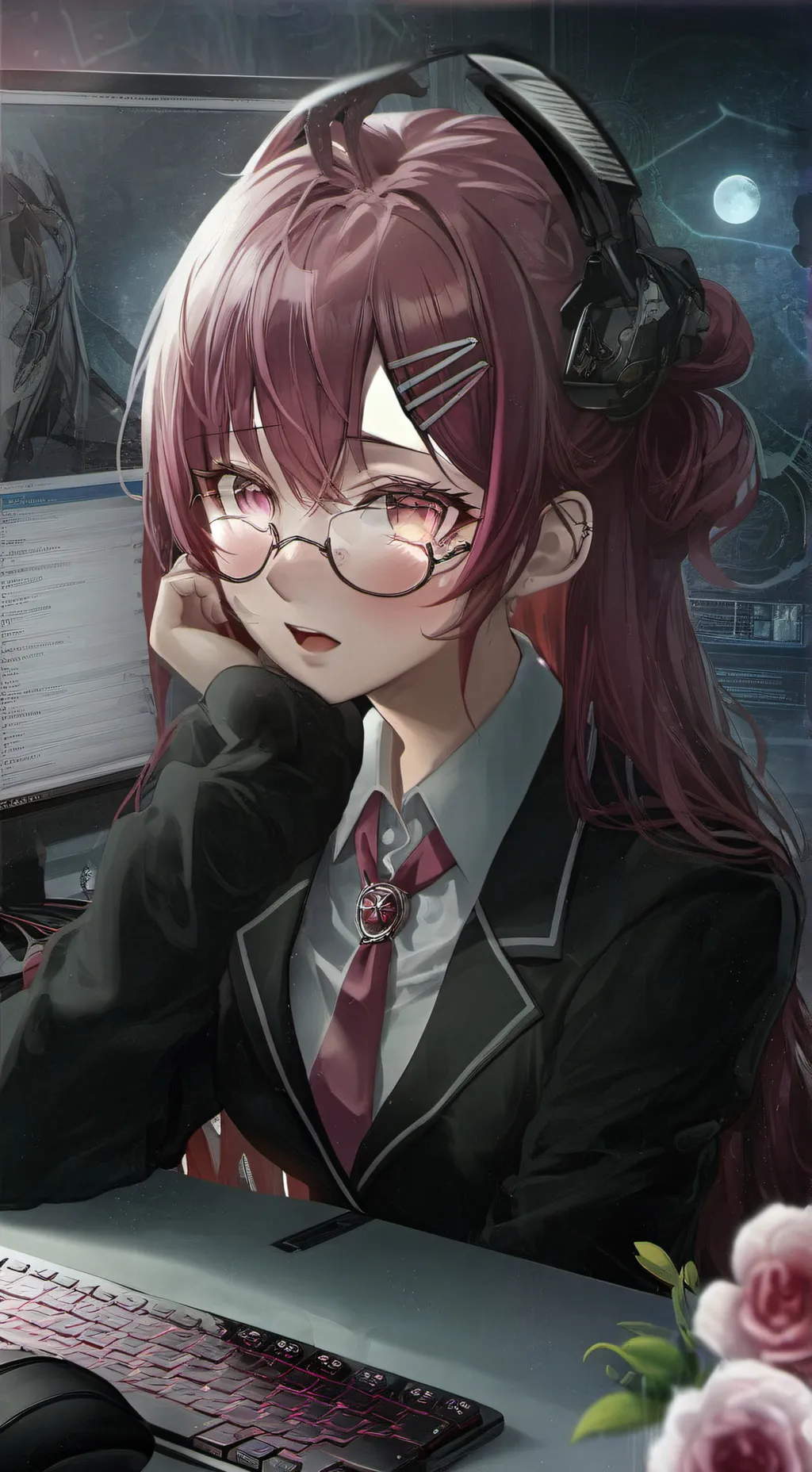 ai character: Semi background