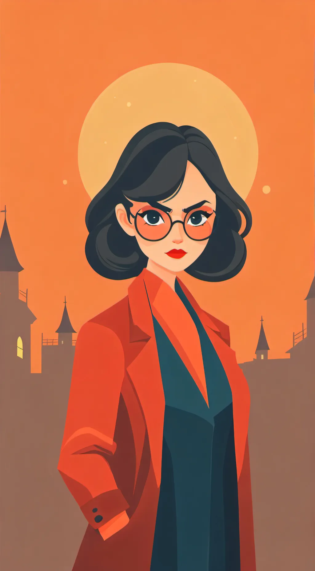 ai character: Miss Suharu Inu background