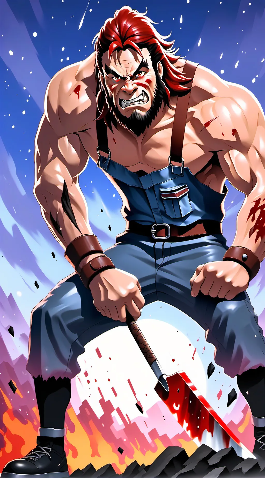 ai character: Victor Crowley background