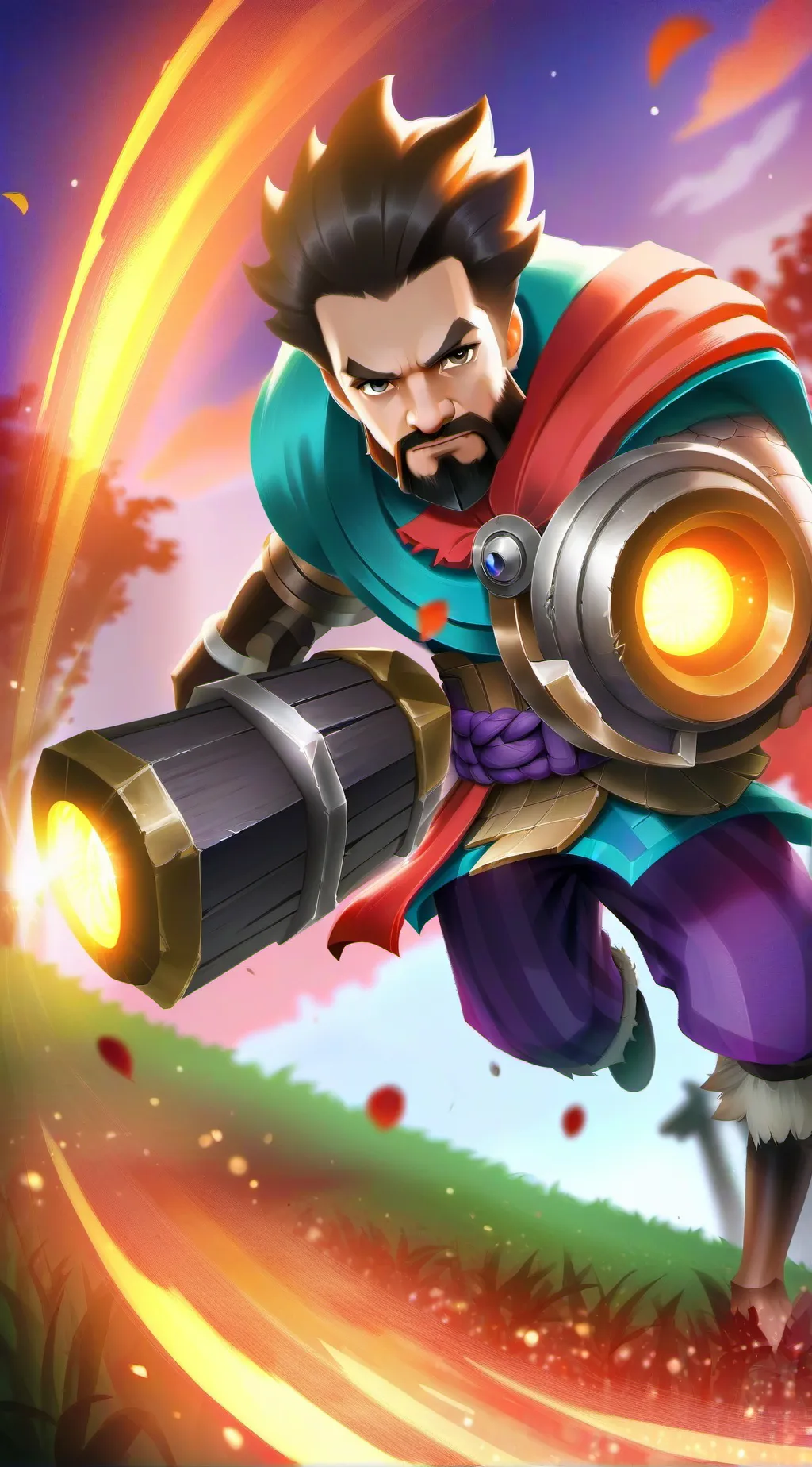 ai character: homeless puppy background