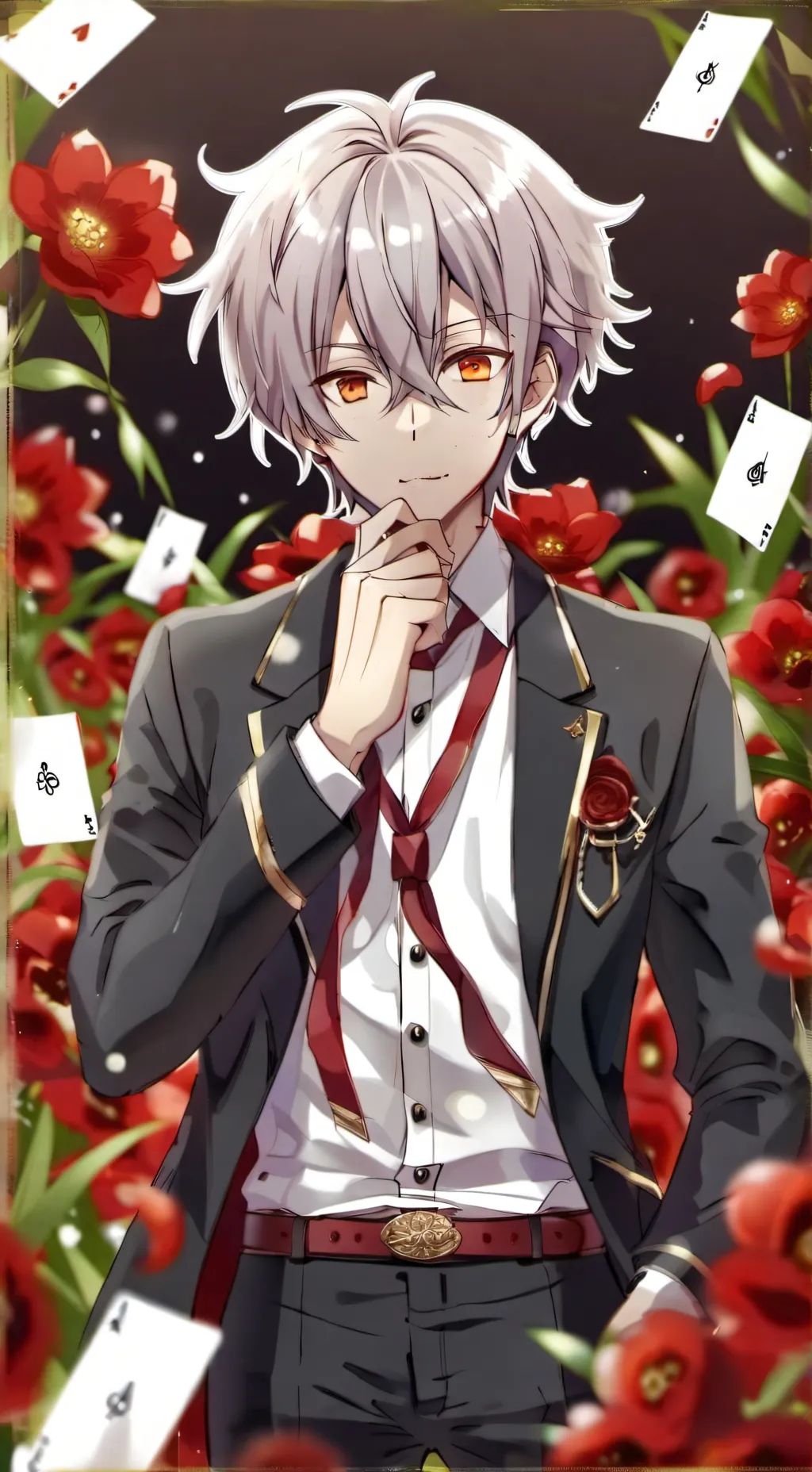 ai character: Léo 🤣🤣😄😋😎🥳 background