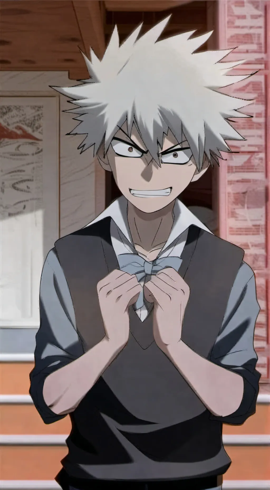 ai character: izuku,bakugo coloc background