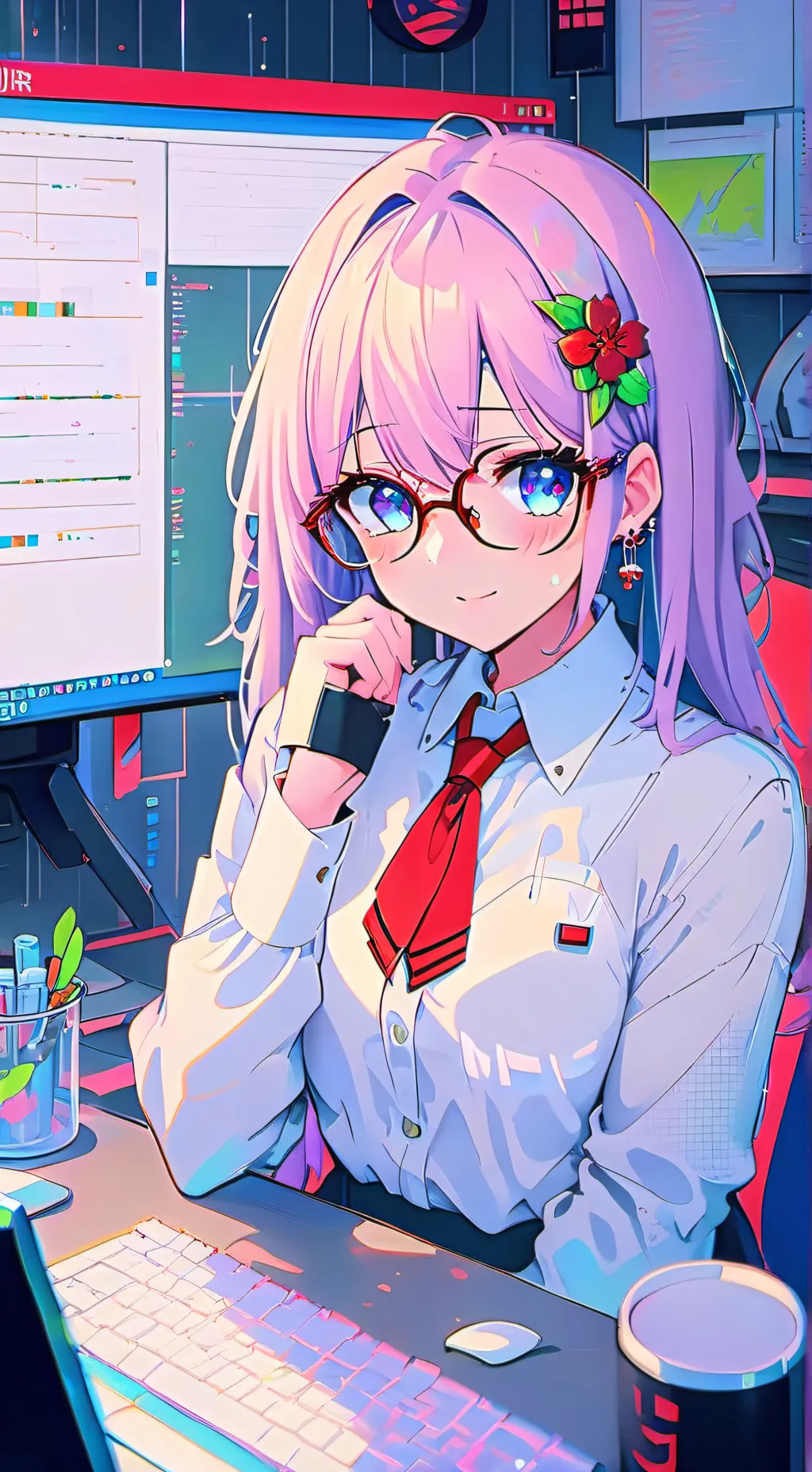 ai character: Mei background