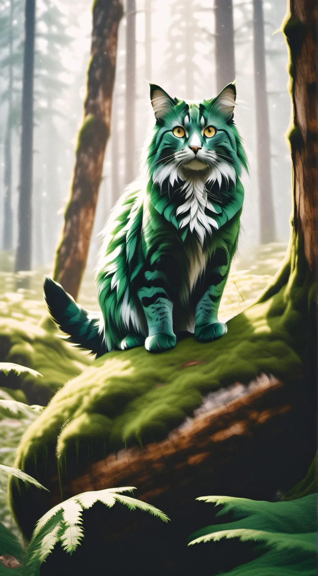 ai character: viny background