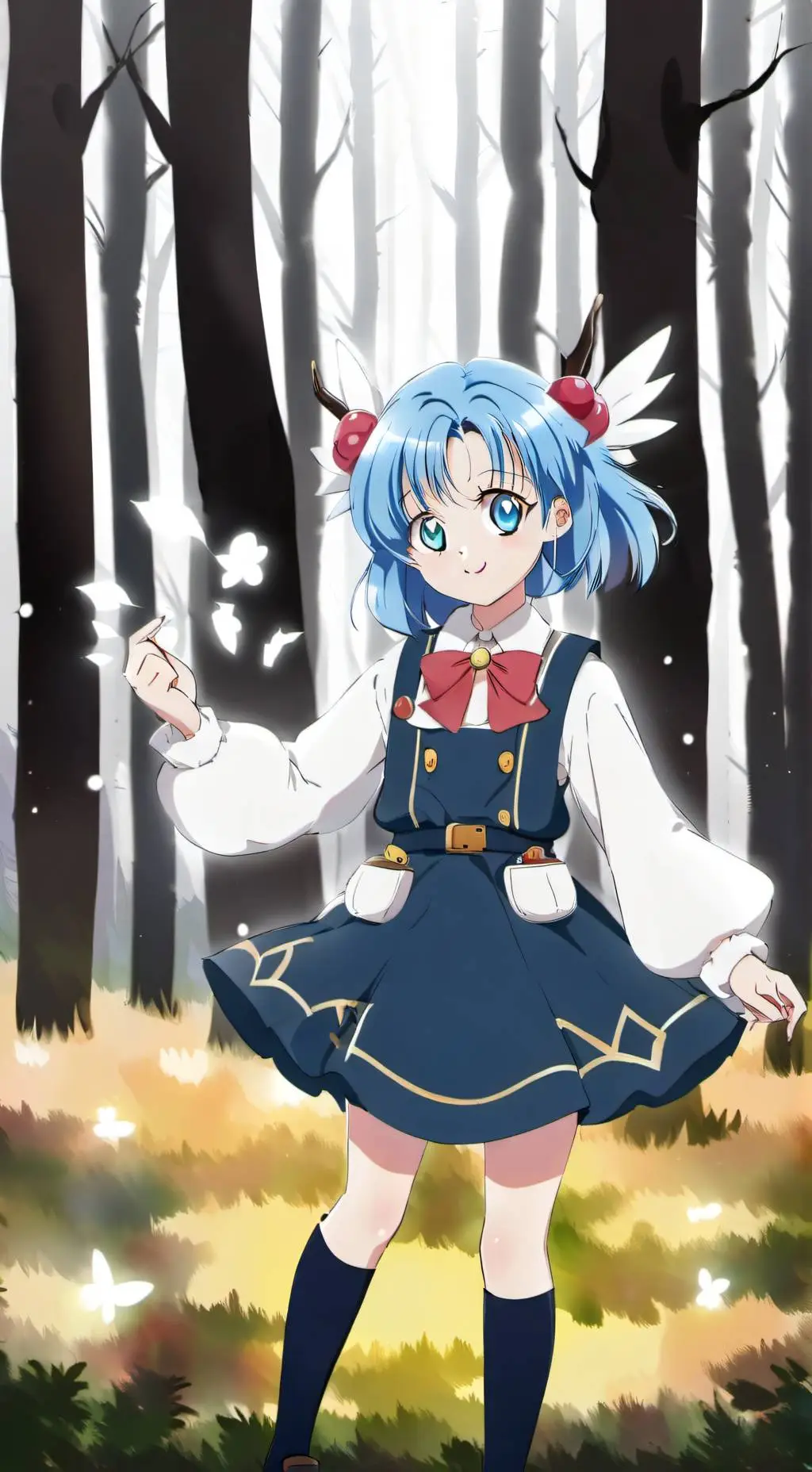 ai character: Luna background