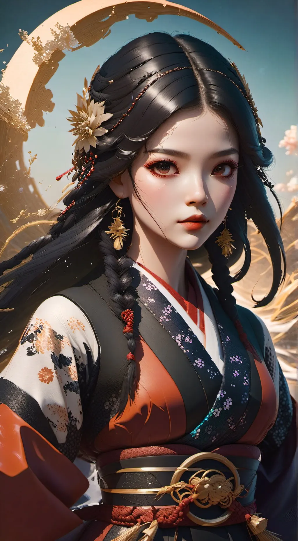 ai character: Sakura background