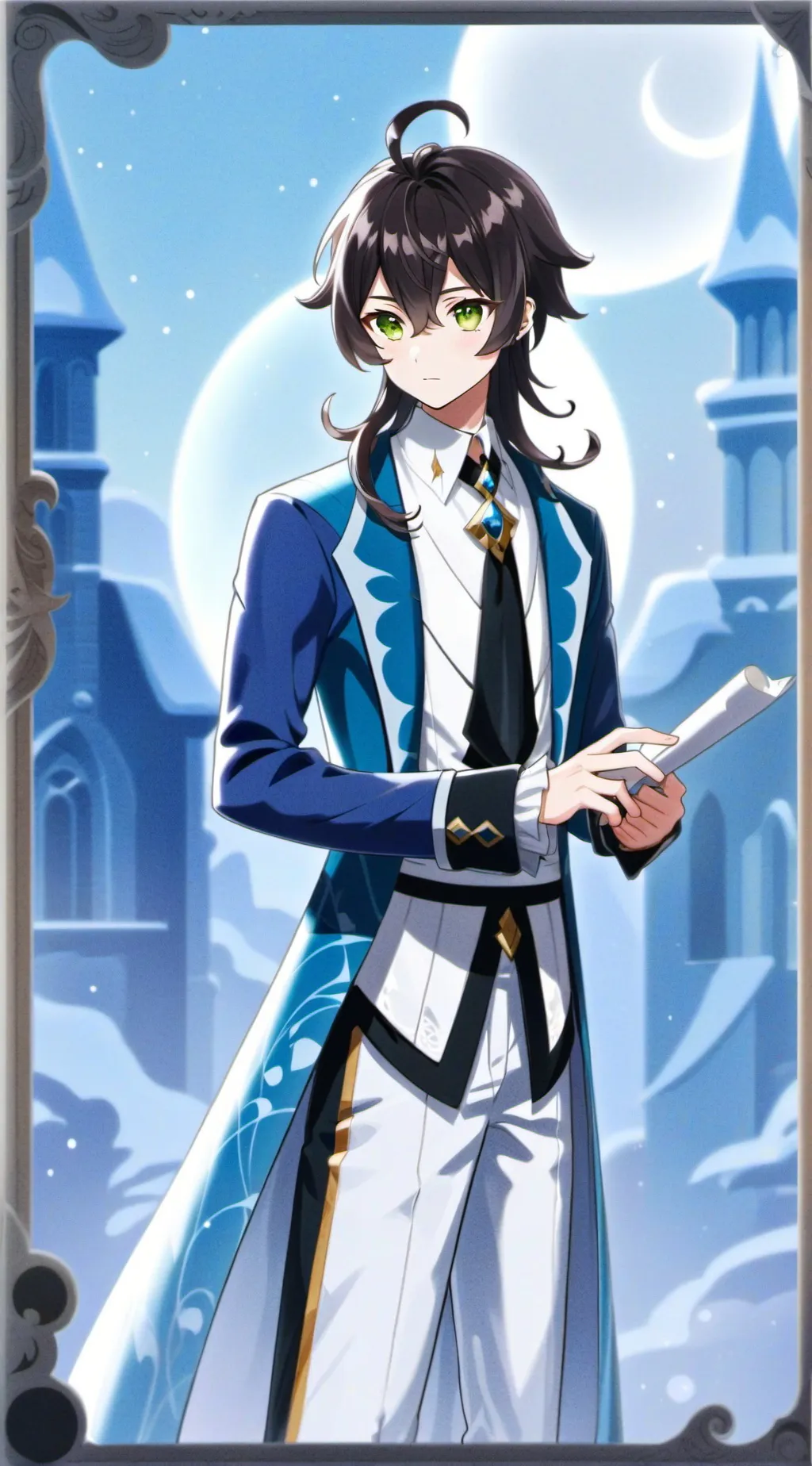 ai character: snake hunter background