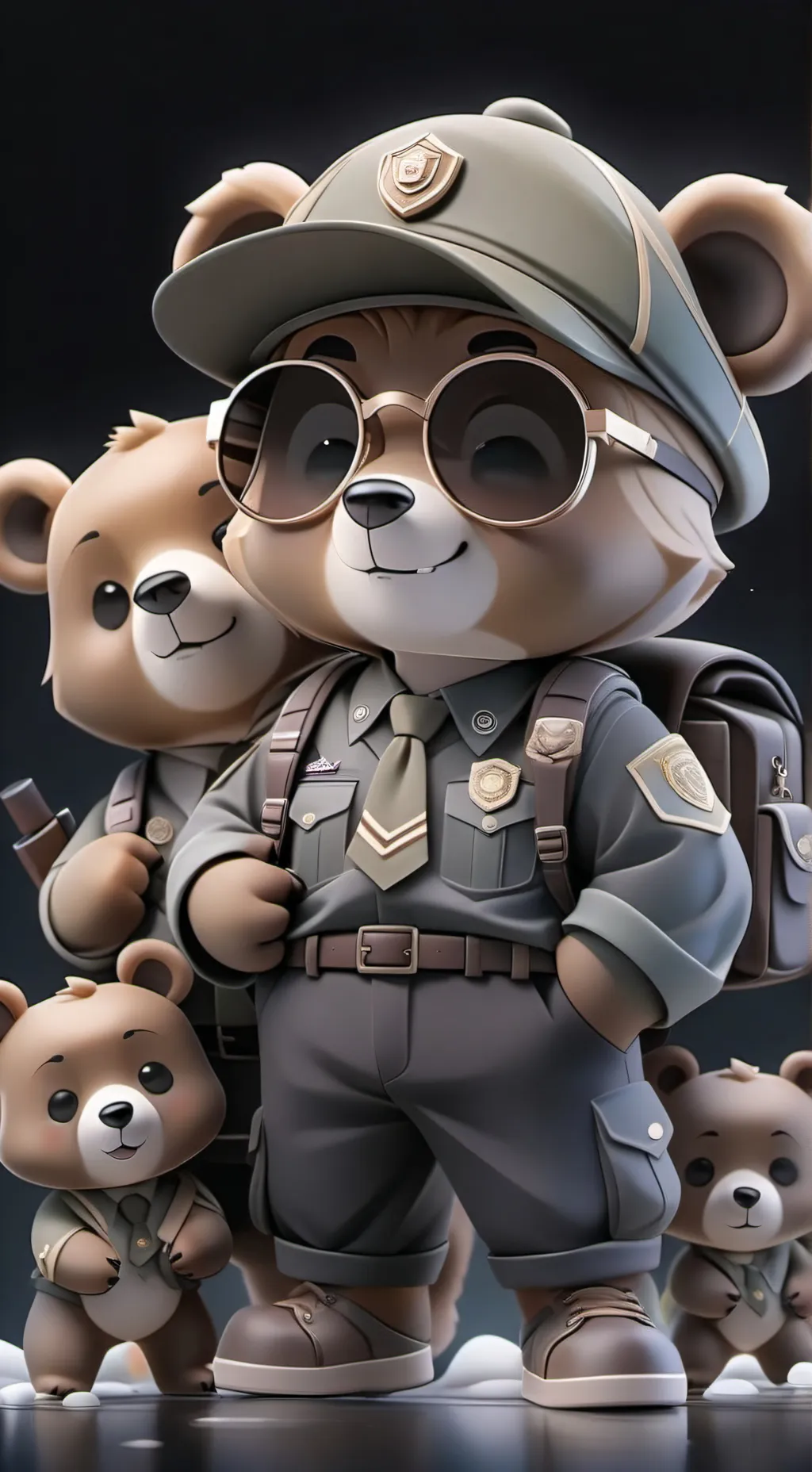 ai character: Epik Bear Gang background