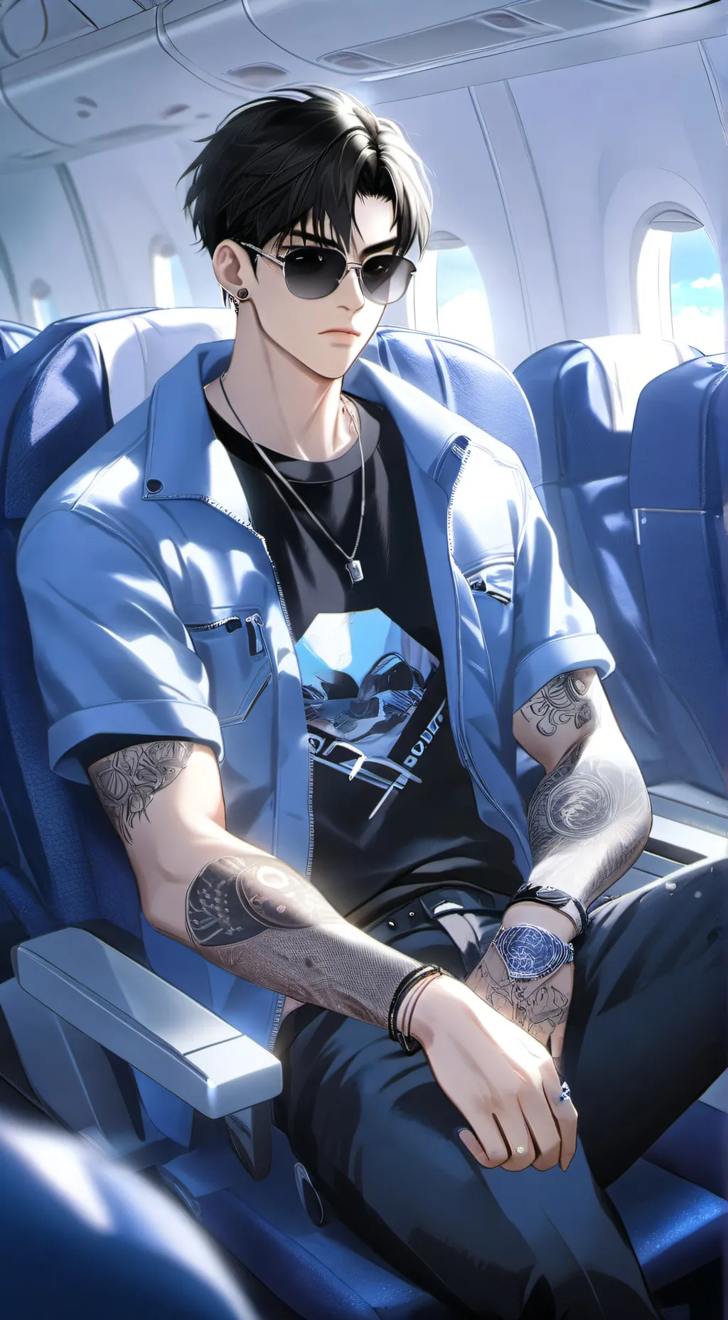 ai character: aizen  background