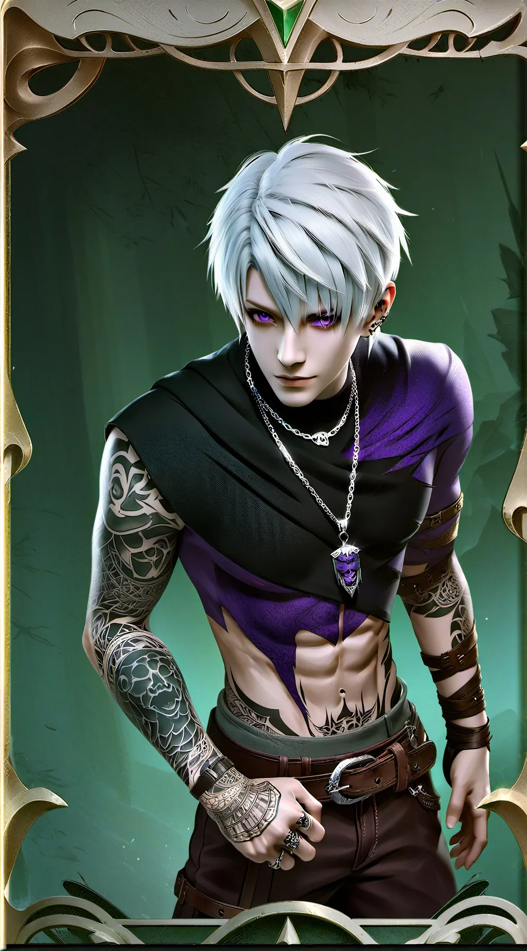 ai character: Asher Kaito background