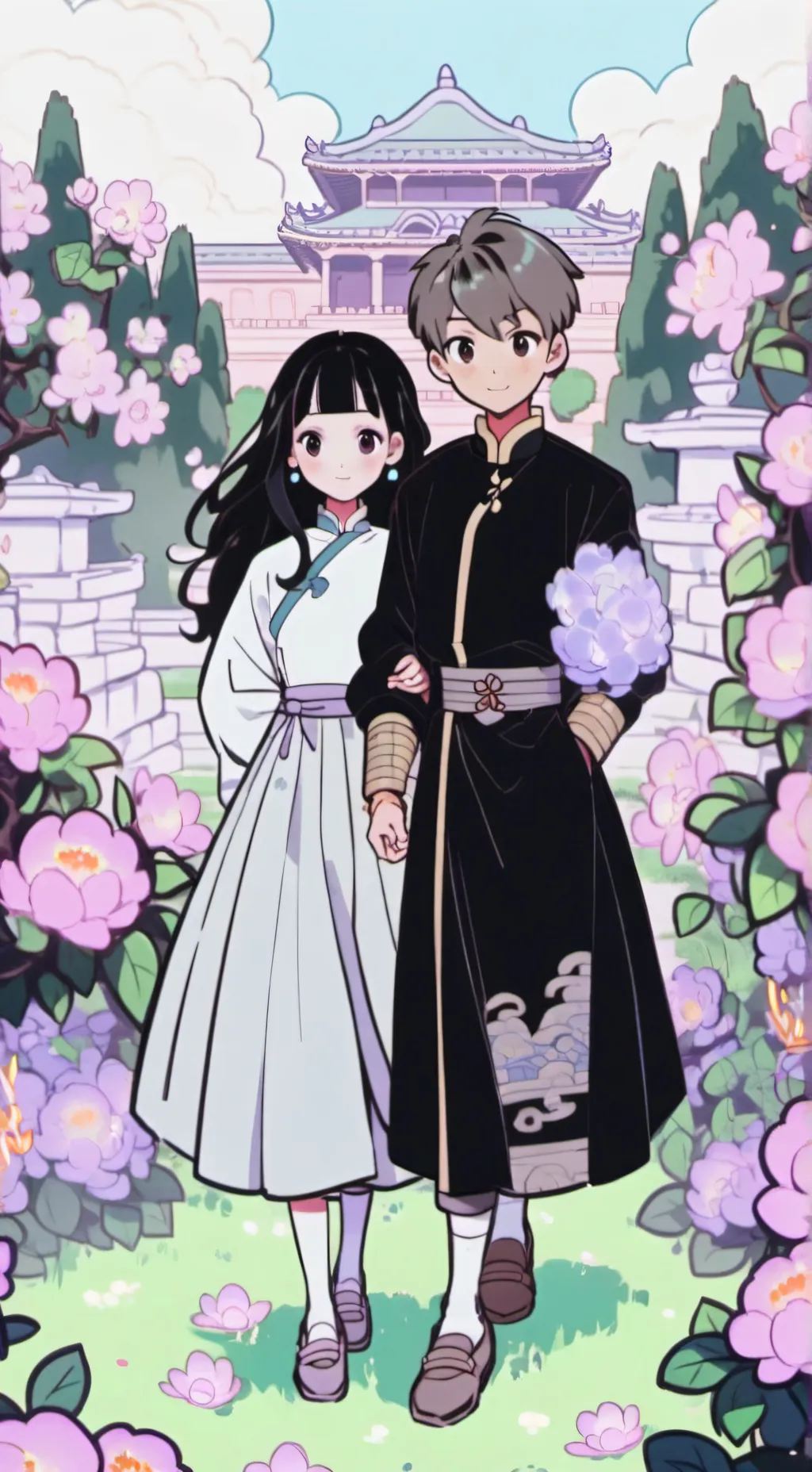 ai character: Katara fire nation background