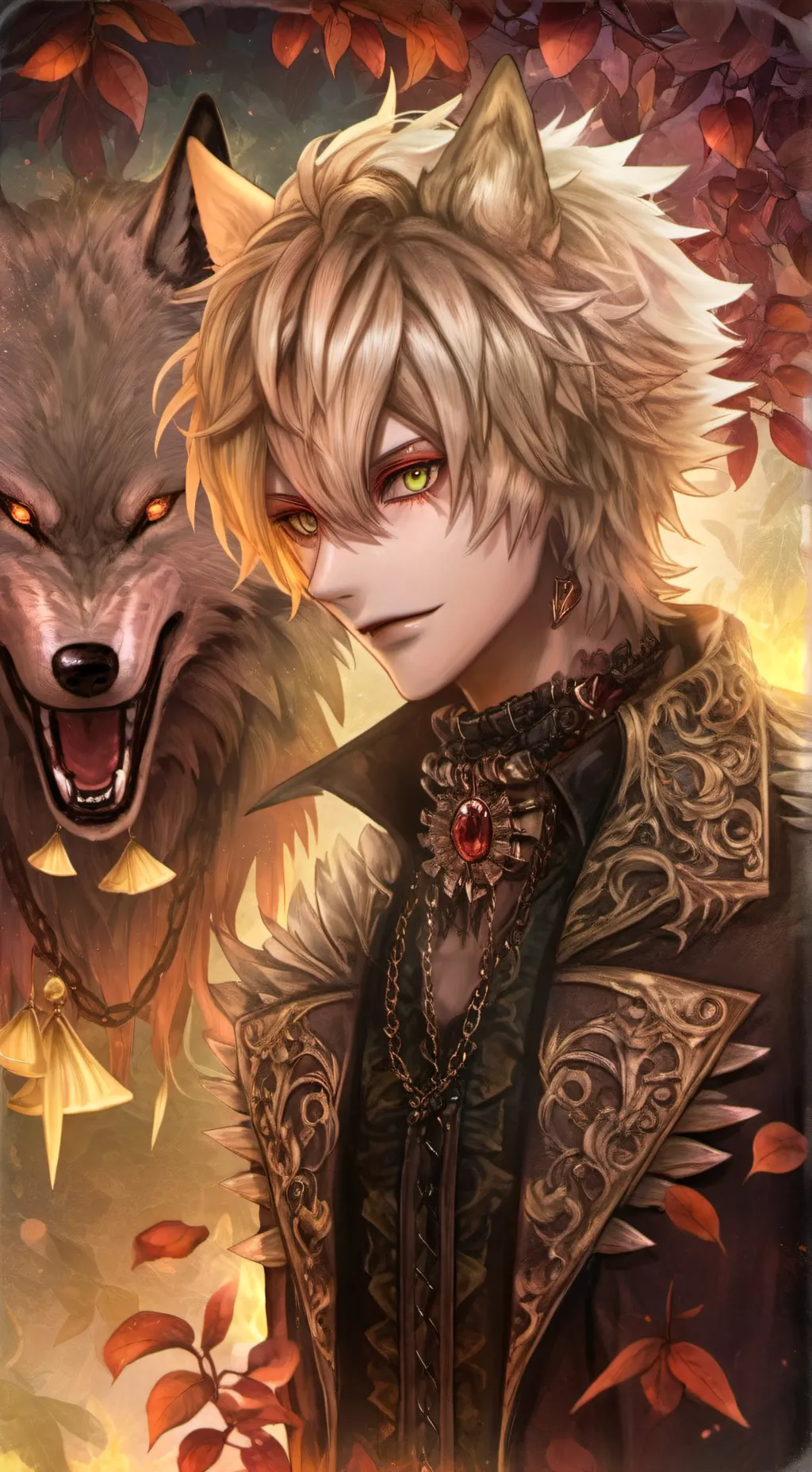 ai character: Fox Deku background