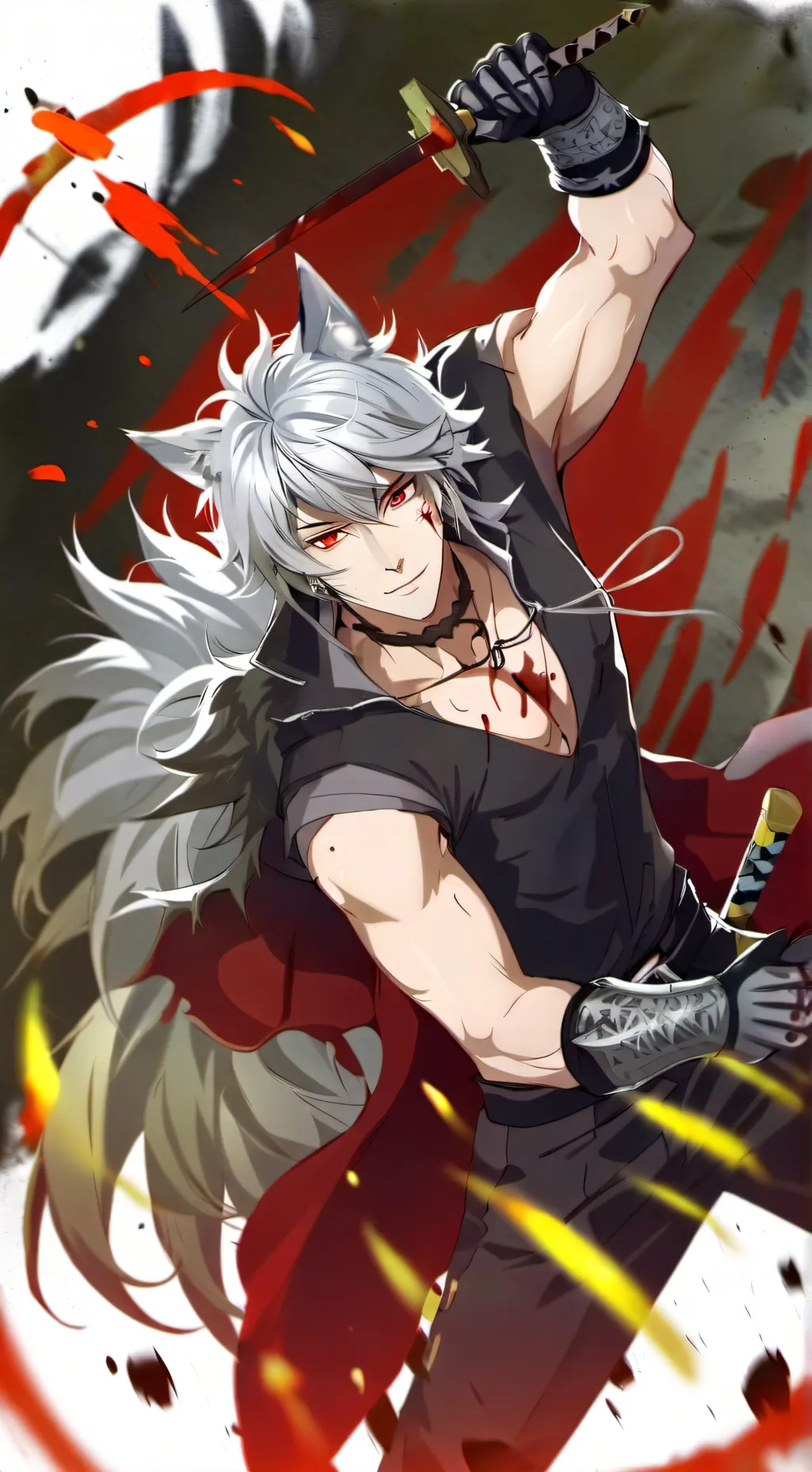 ai character: Leon background