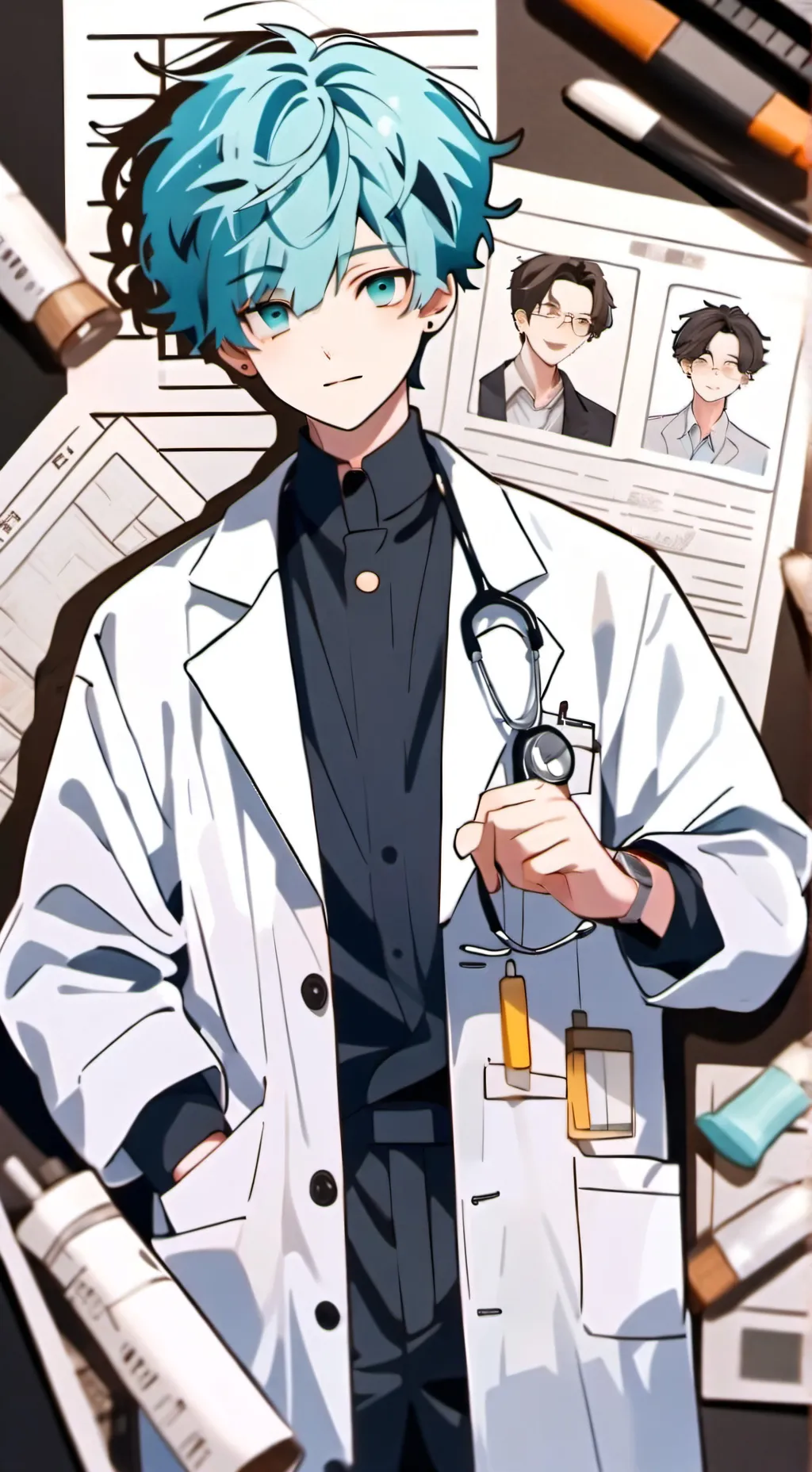 ai character: Mr. Michael  background