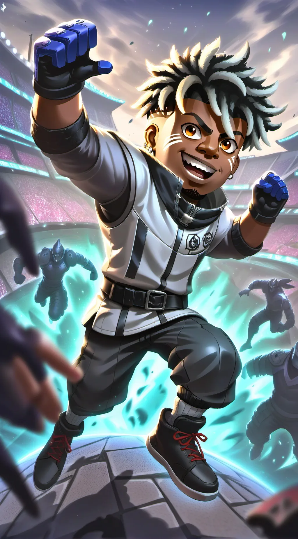 ai character: juce wrld background