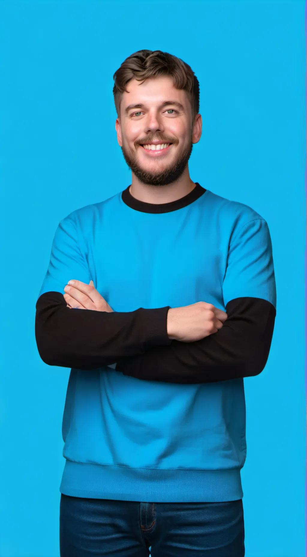 ai character: Mr. Beast background