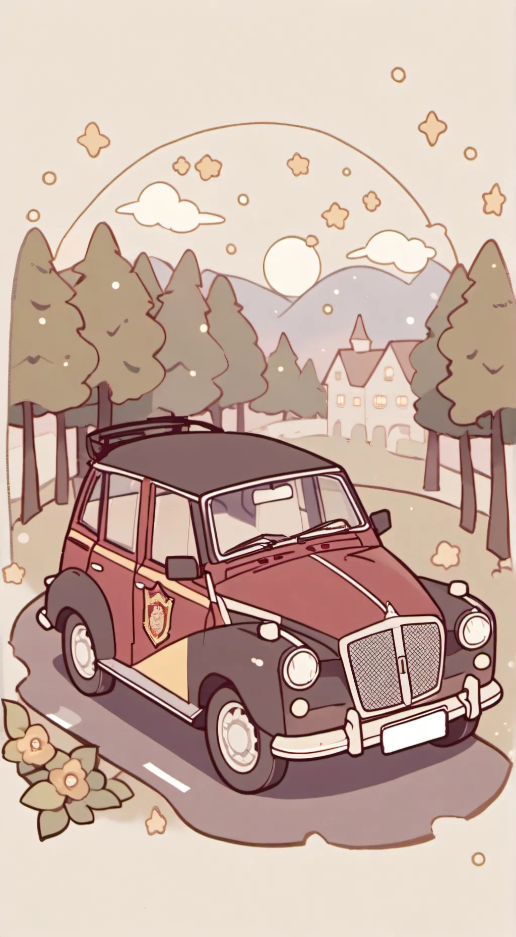 ai character: Gryffidnor trip background