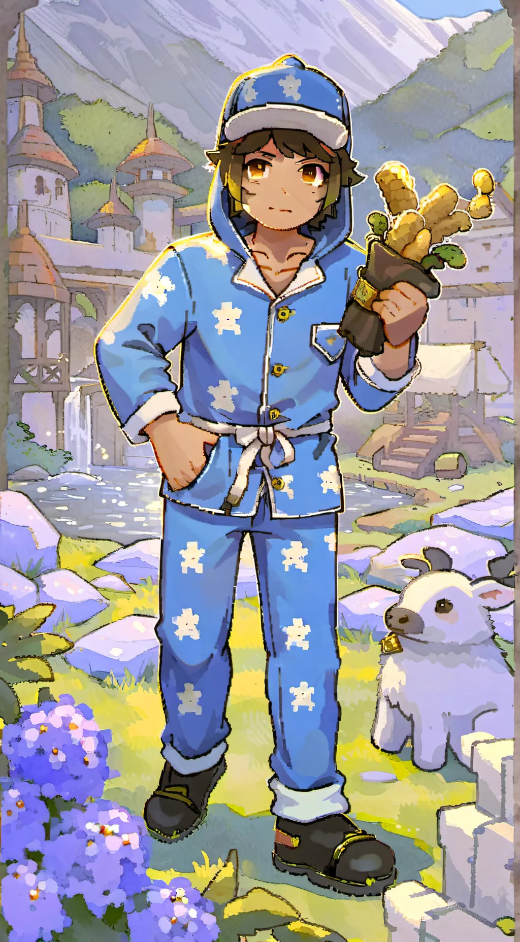 ai character: dizzy and elly background