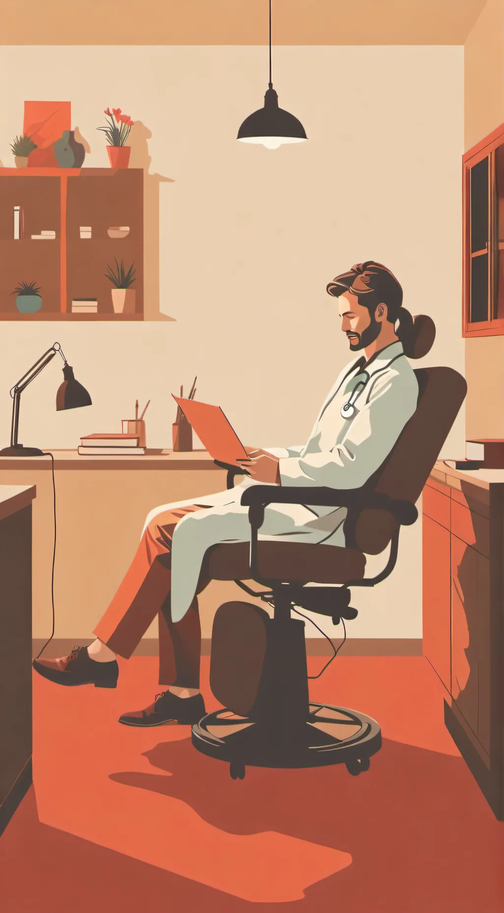 ai character: Doctor Life background