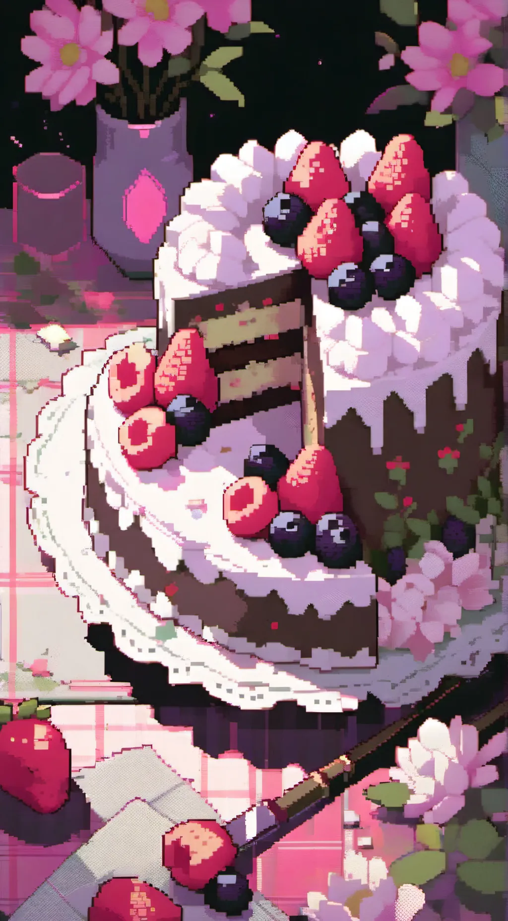 ai character: ~DW FRUIT CAKE~ background