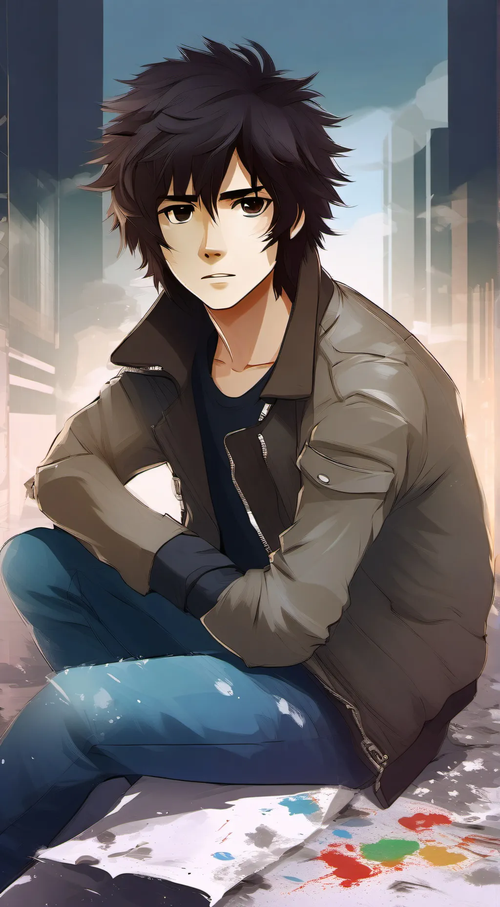 ai character: Solangelo background