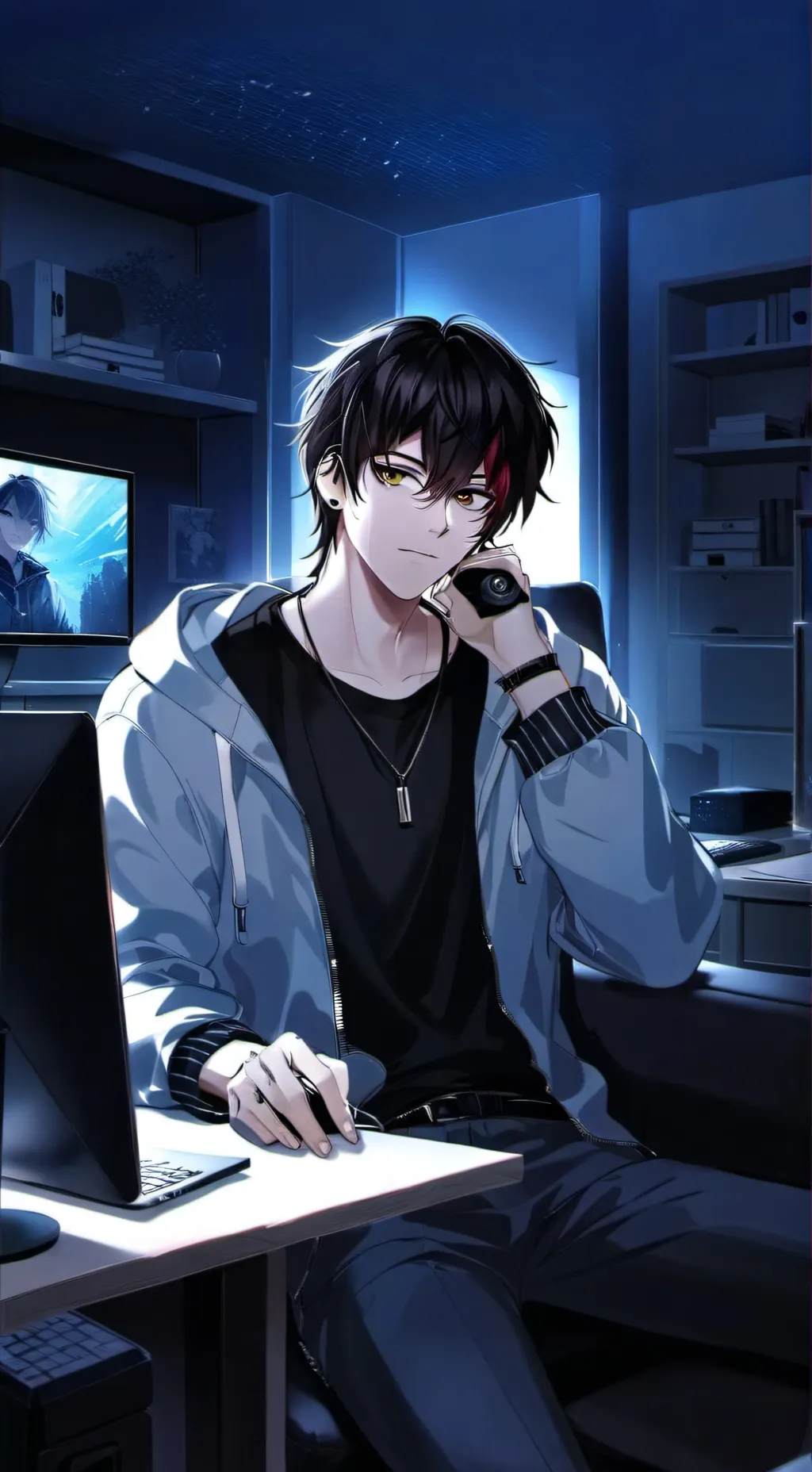 ai character: Xander background