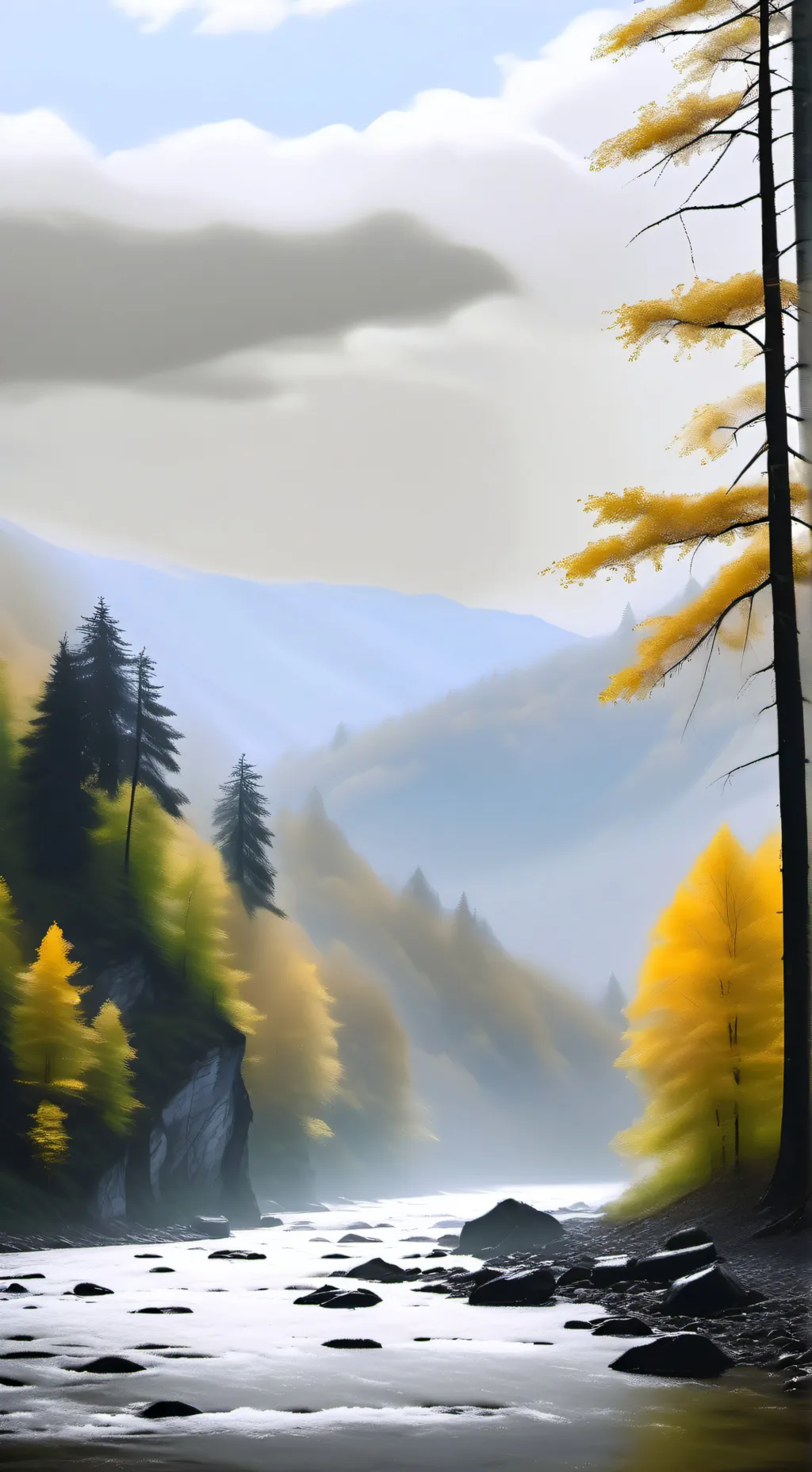 ai character: Синьозір... background