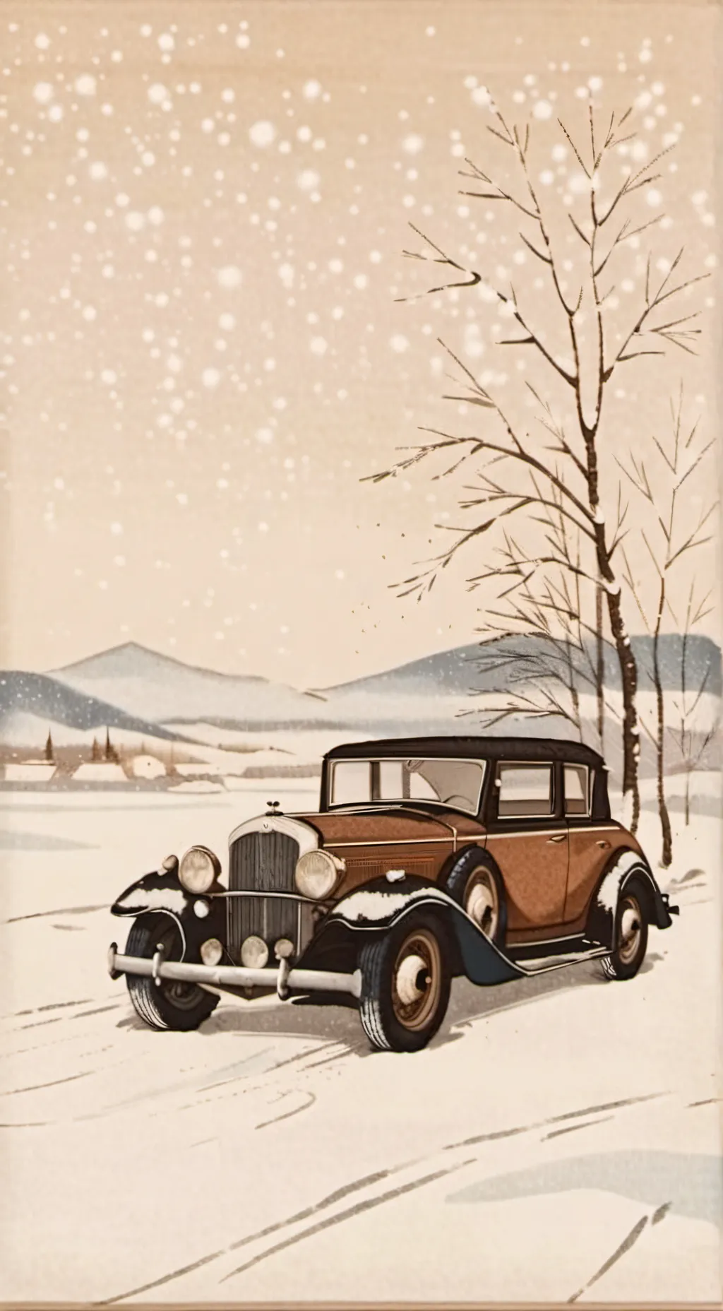 ai character: blizzard•roadtrip background