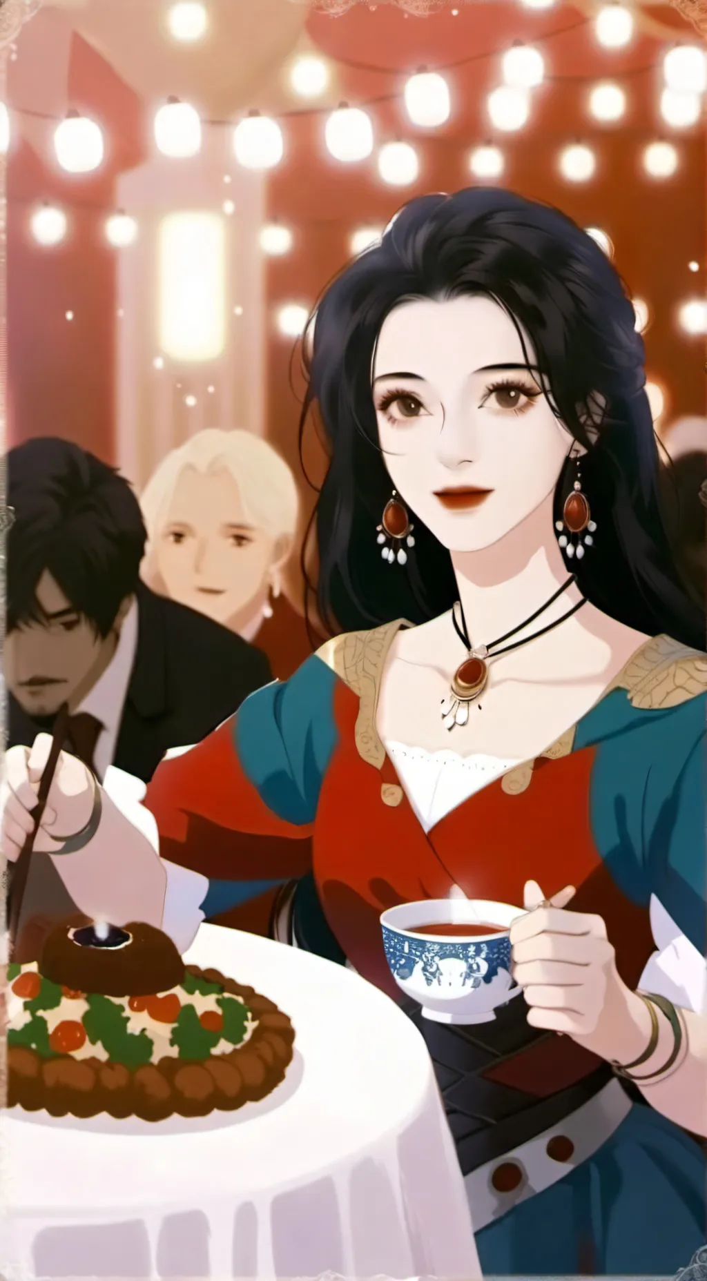 ai character: dw sauna background