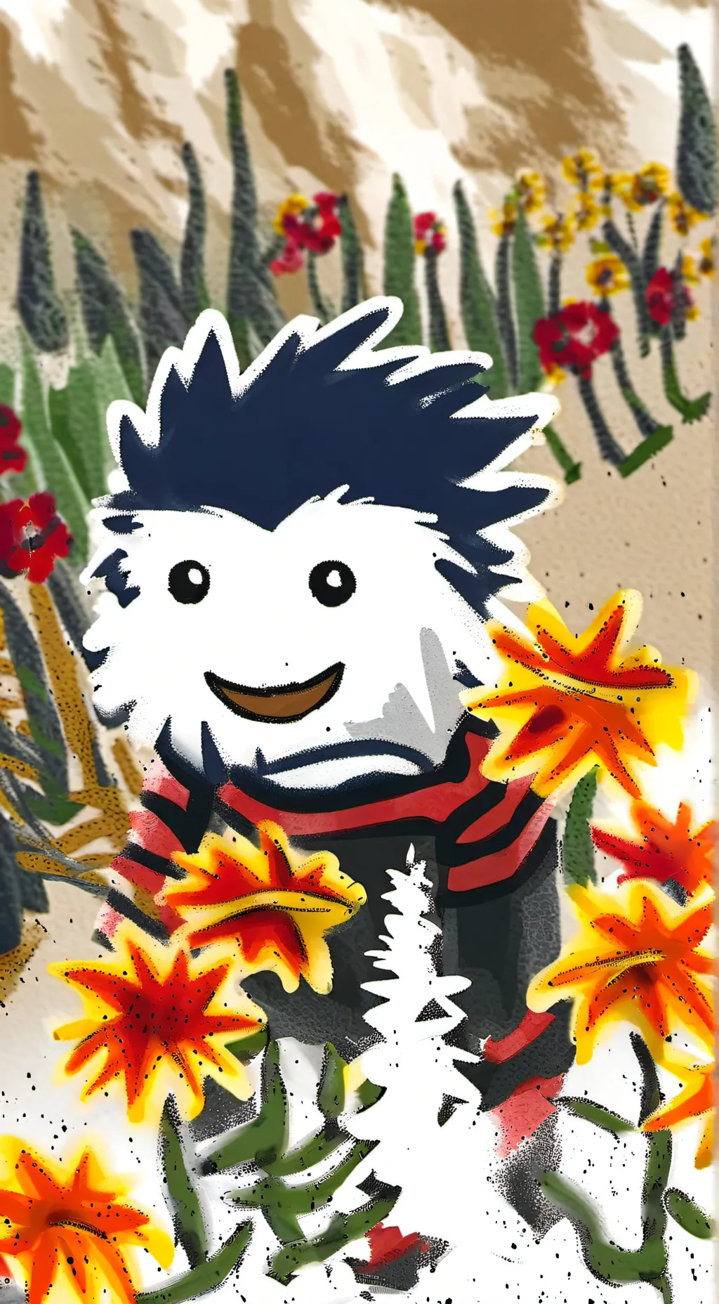 ai character: Im sorry... background